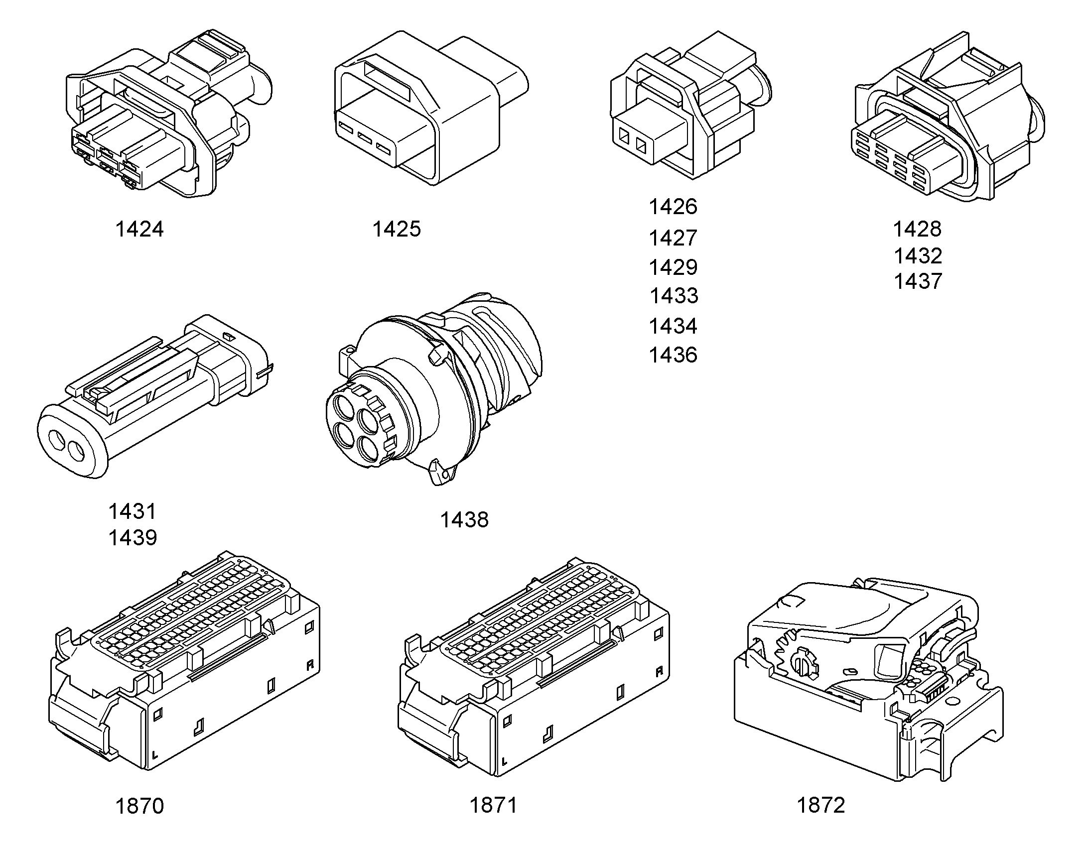 КОННЕКТОР BOSCH KOMP. 4POL. 94087014 LIEBHERR