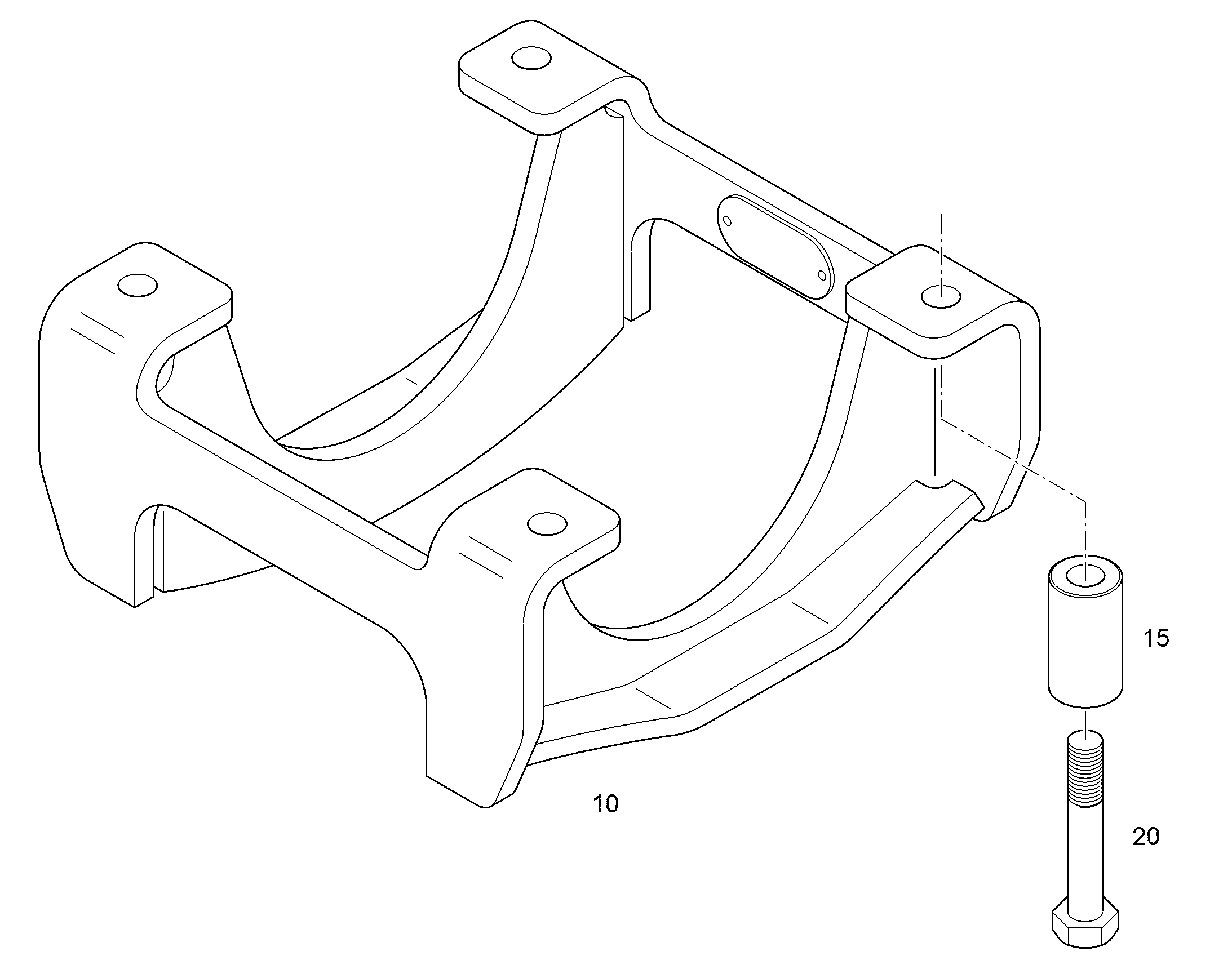 ГИЛЬЗА РАСПОРНАЯ 24,5X40X75 94092375 LIEBHERR