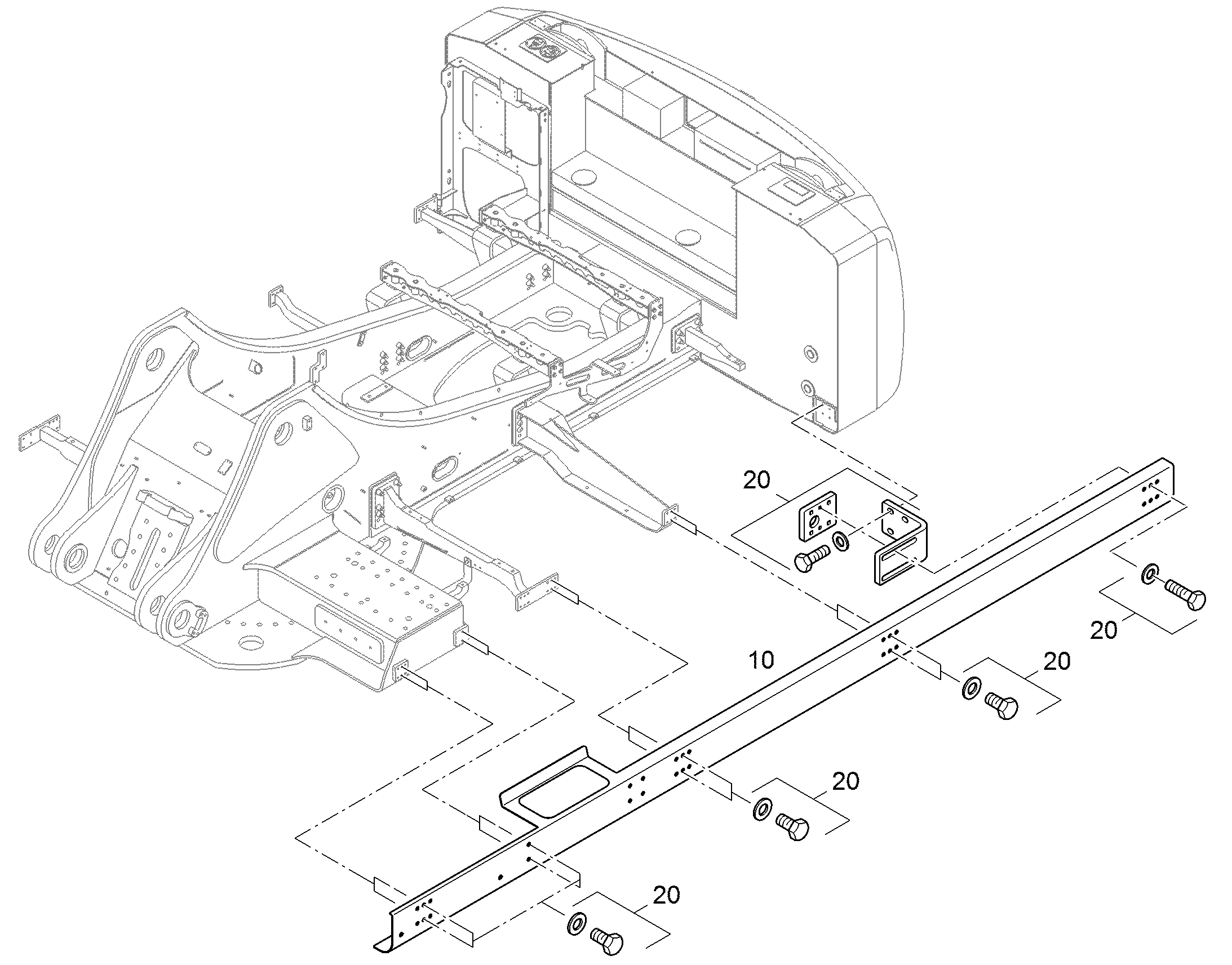 ЭЛЕМЕНТЫ МОНТАЖНЫЕ 94091297 LIEBHERR