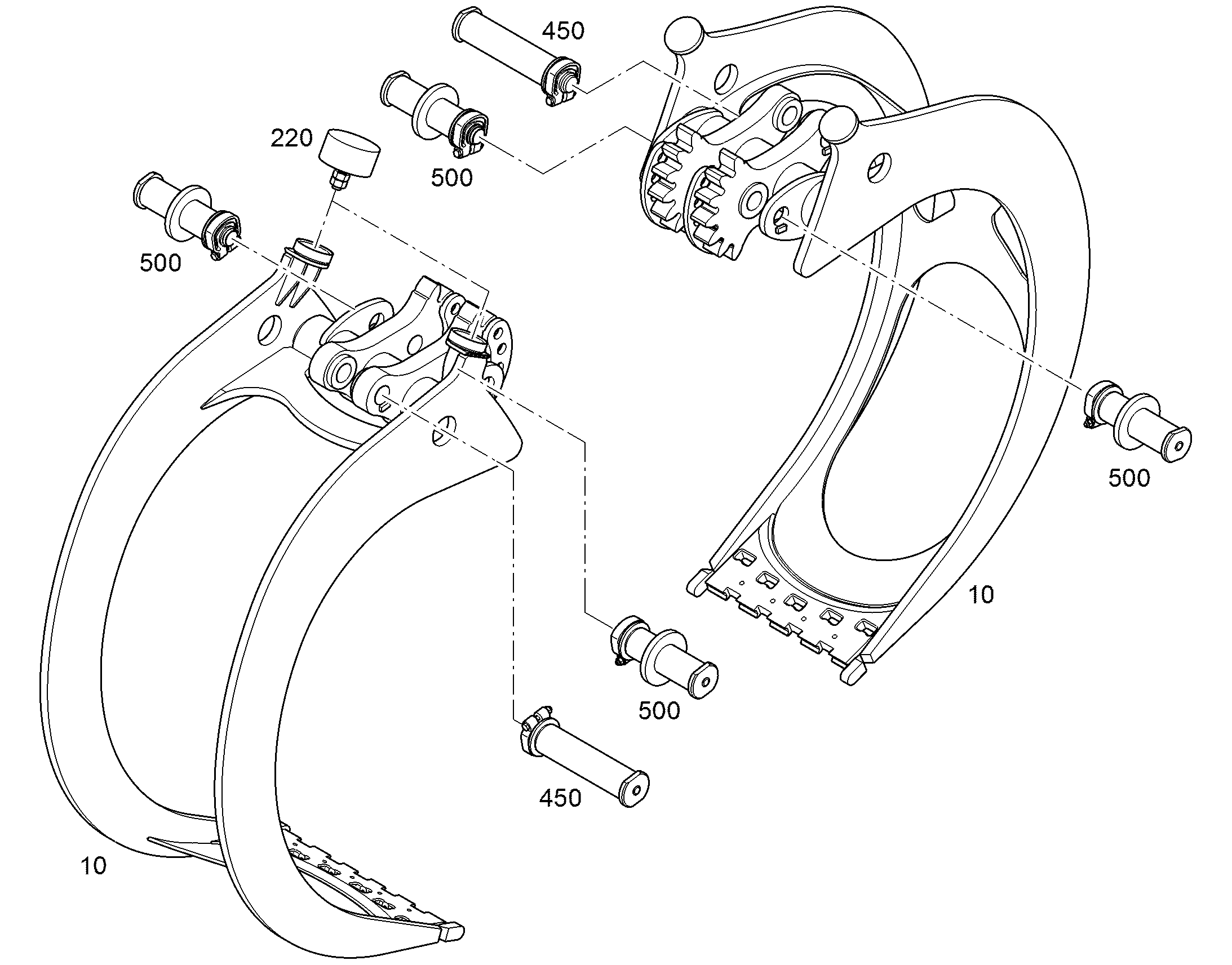 ЗАЖИМНАЯ ПАРА 870mm 2,8m² 11365674 LIEBHERR