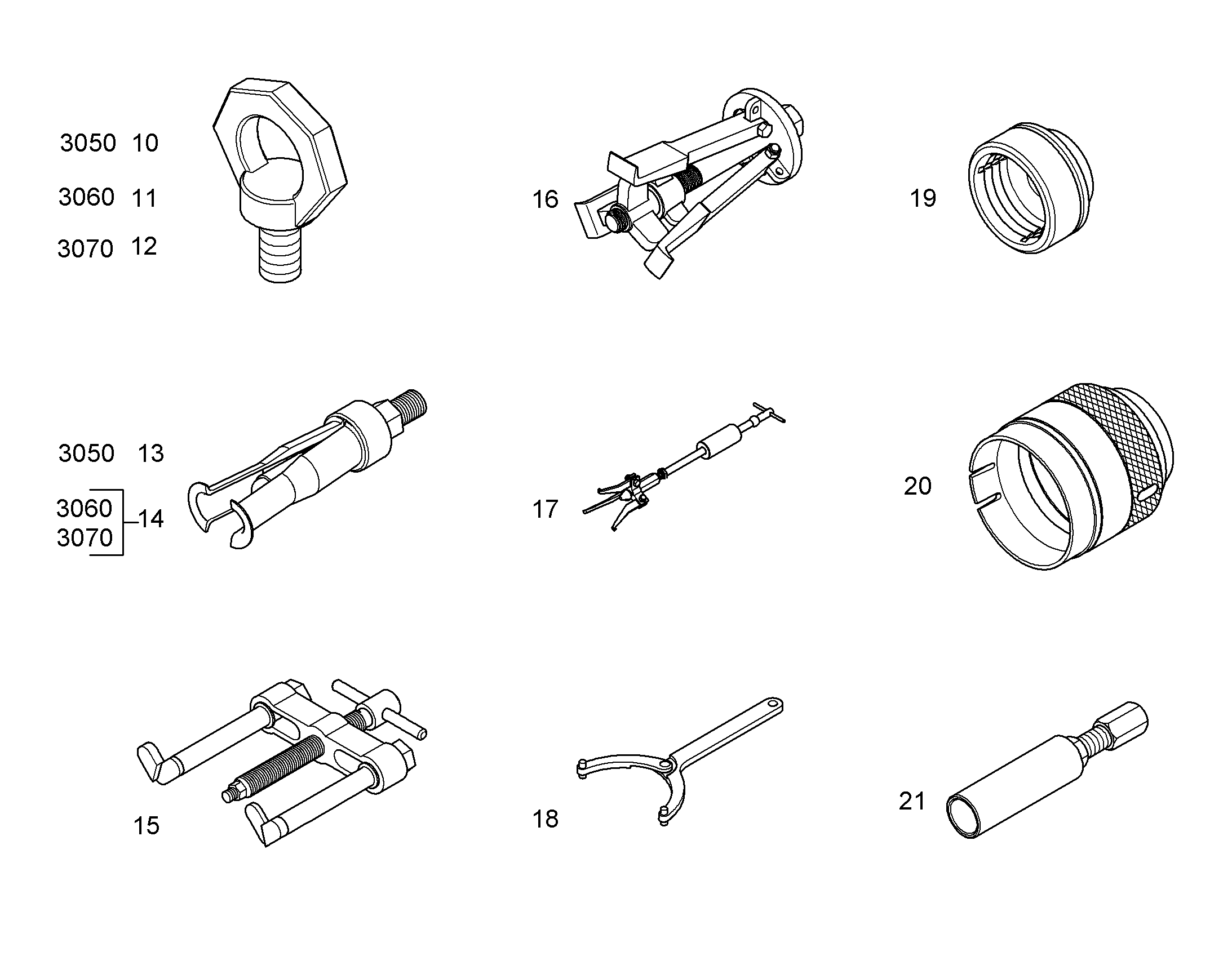 СЪЕМНИК С ВНУТРЕННИМ ЗАХВАТОМ 56-110MM 7026311 LIEBHERR
