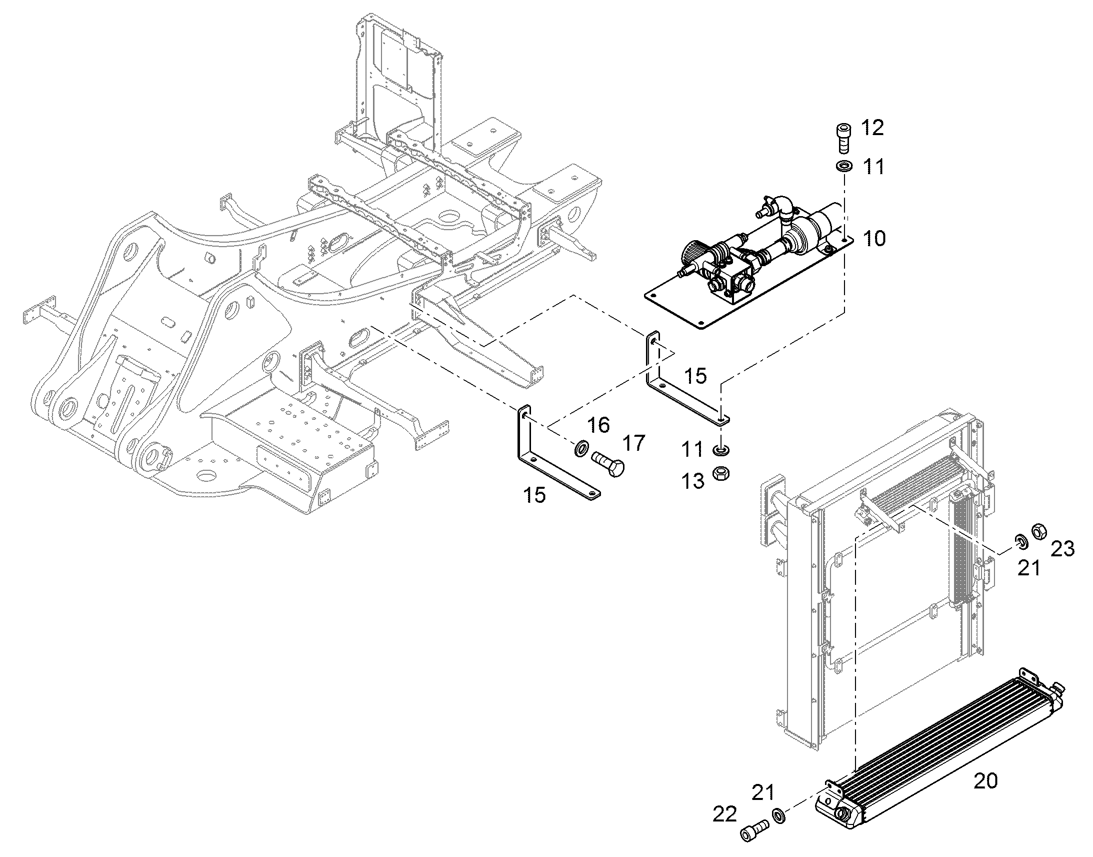 УГОЛЬНИК КРЕПЕЖНЫЙ 94090368 LIEBHERR
