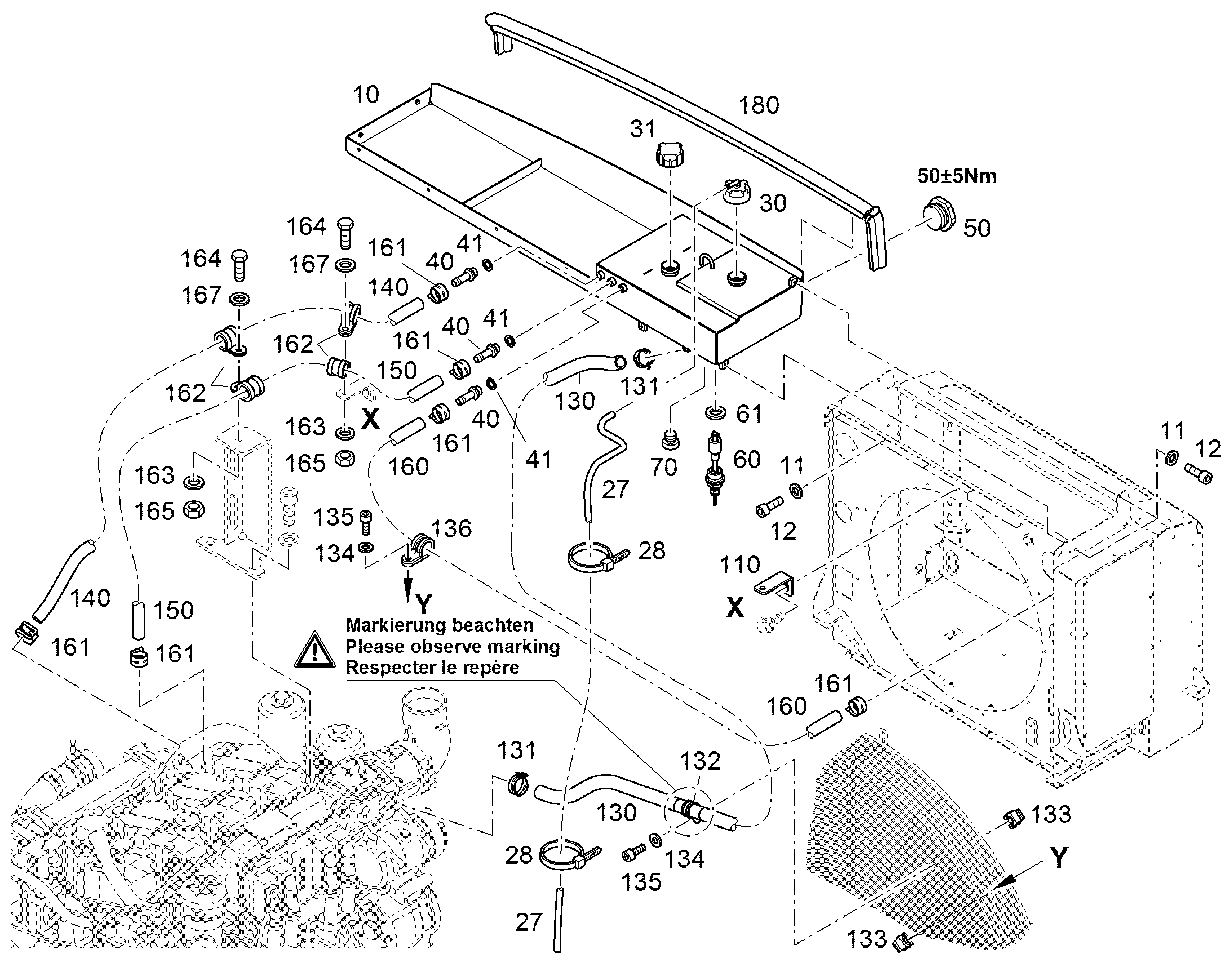 ДЕРЖАТЕЛЬ ГАЙКИ M6 11320887 LIEBHERR