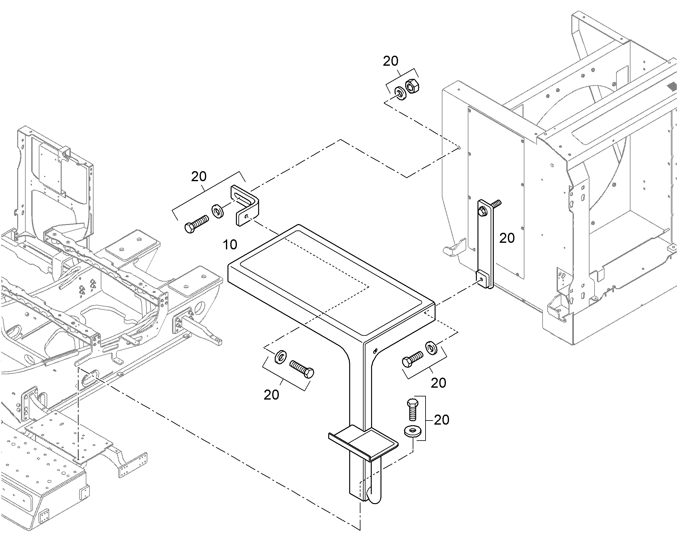 ЭЛЕМЕНТЫ МОНТАЖНЫЕ 94089725 LIEBHERR