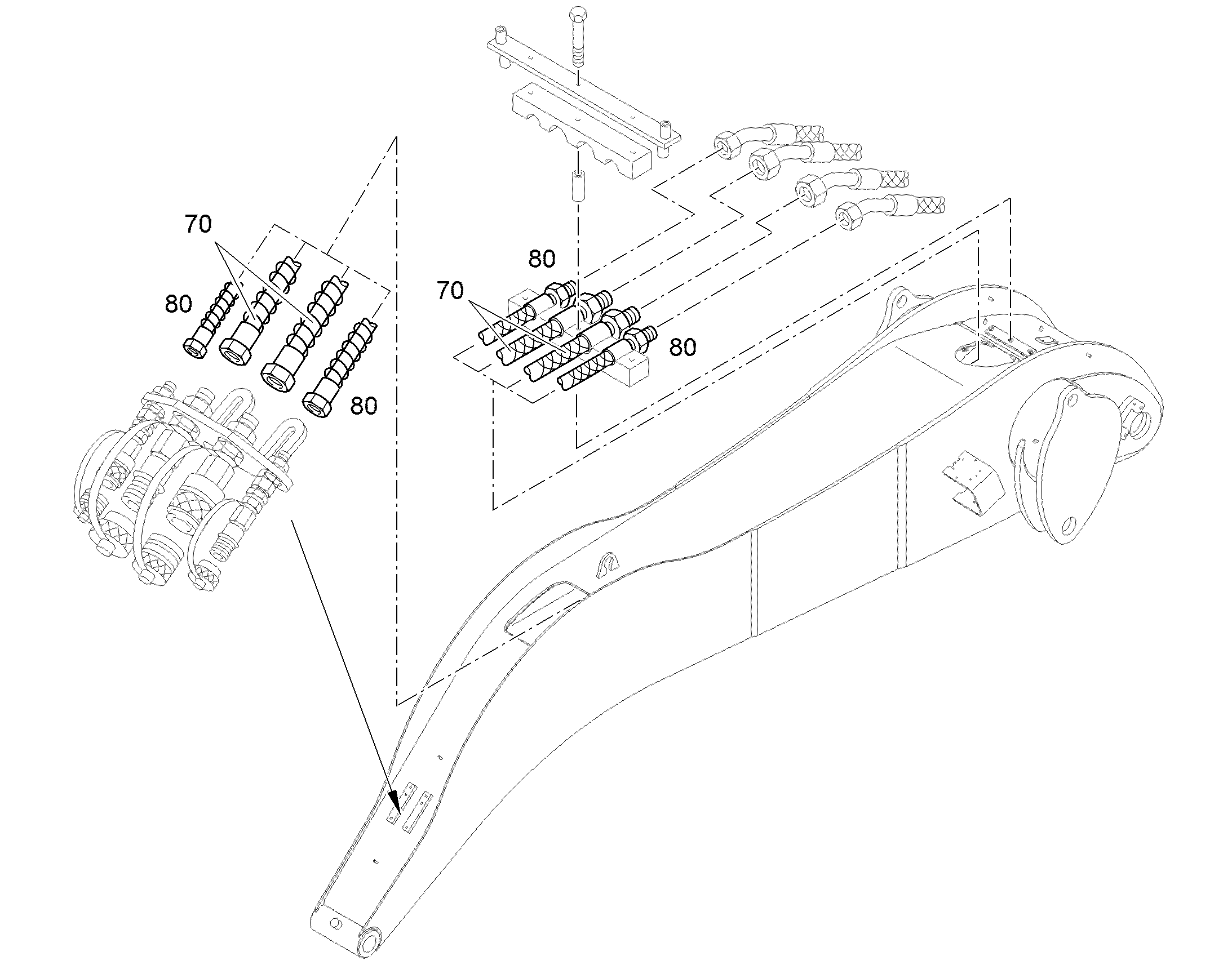 ШЛАНГ 12X4300 10412212 LIEBHERR