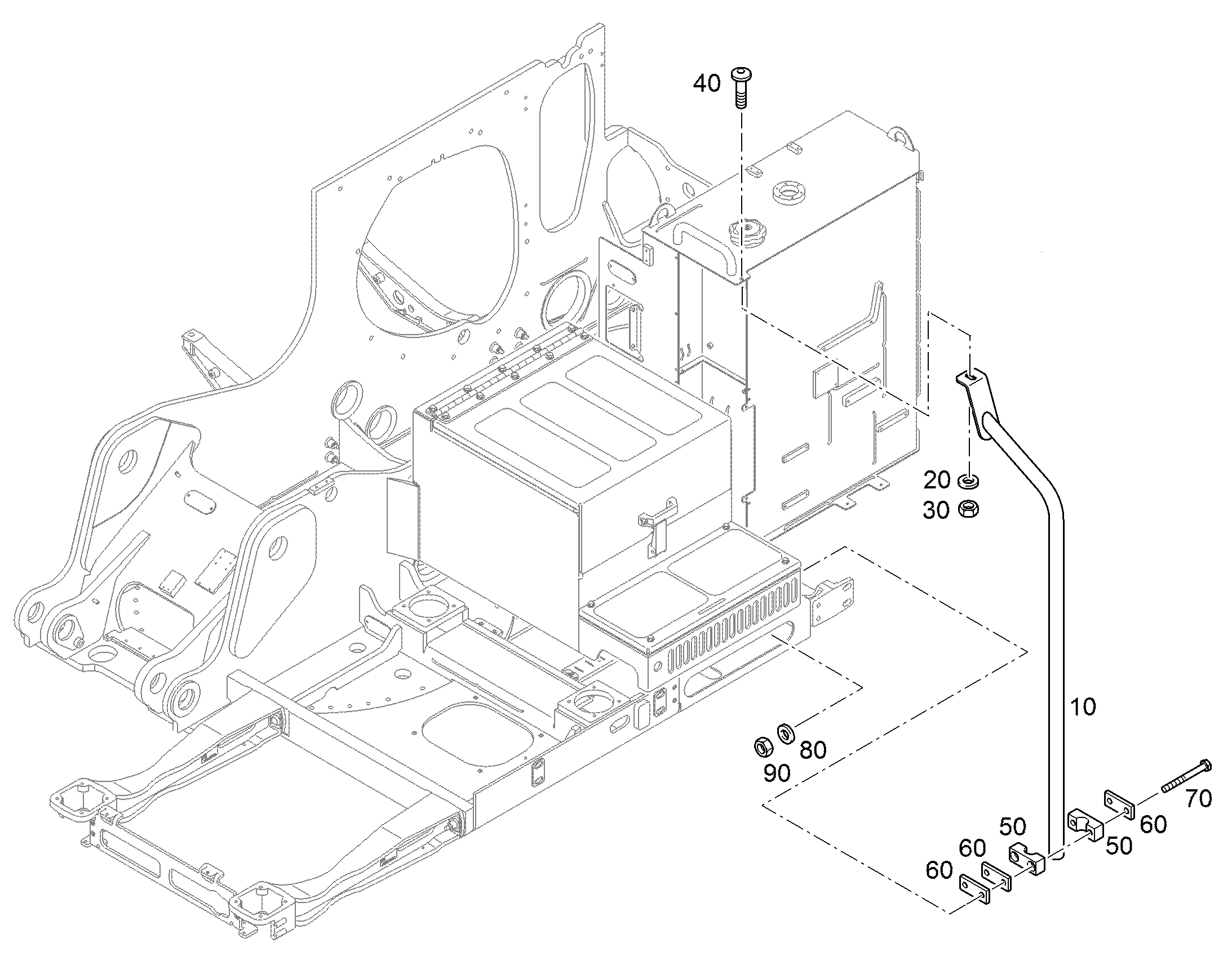 ВИНТ С ПОЛУКРУГЛОЙ ГОЛОВКОЙ ISO 7380-1 M10X20 010.9 FLZN 11210491 LIEBHERR