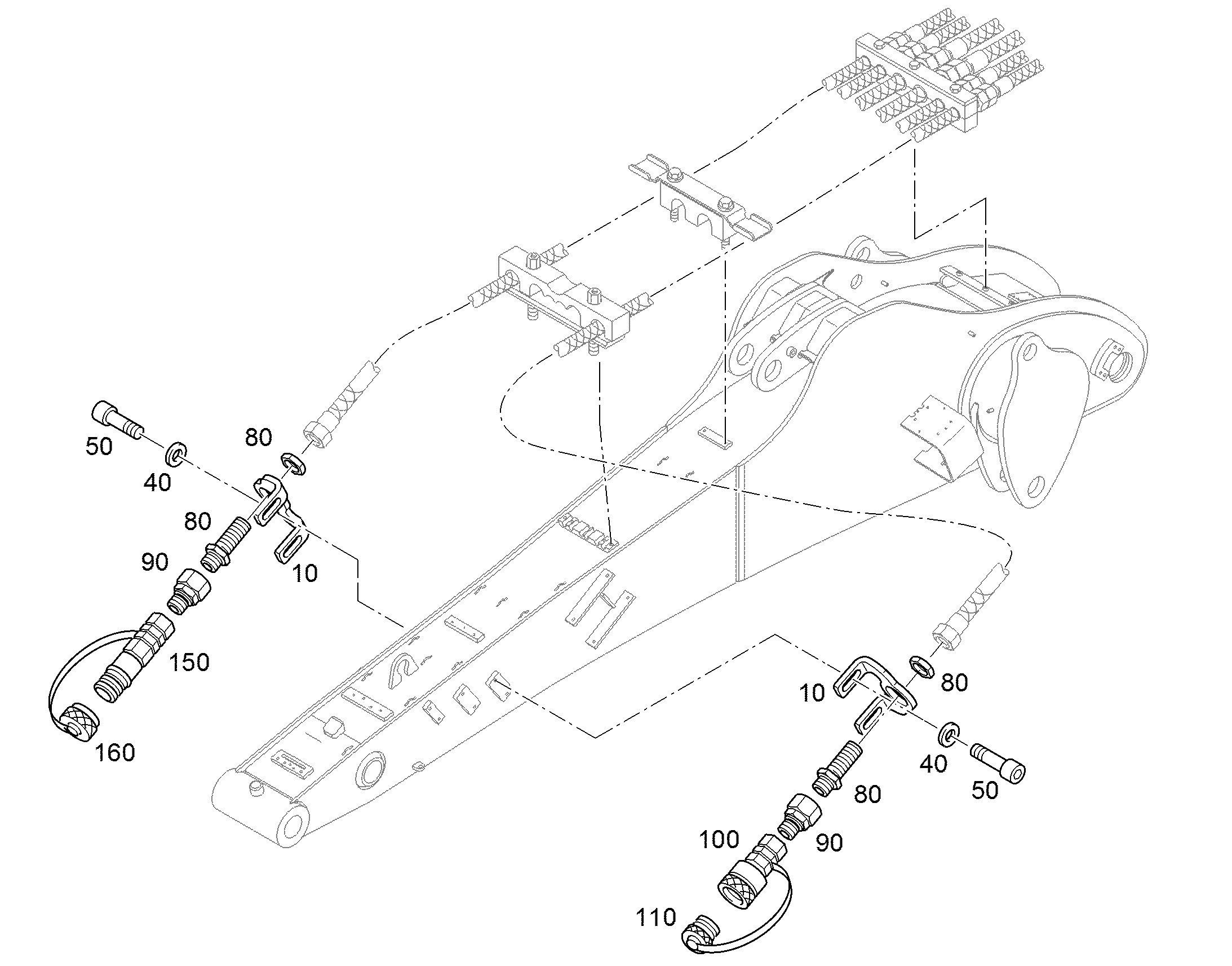 РАЗДЕЛИТЕЛЬНЫЙ ЛИСТ 8X115X125 94094498 LIEBHERR