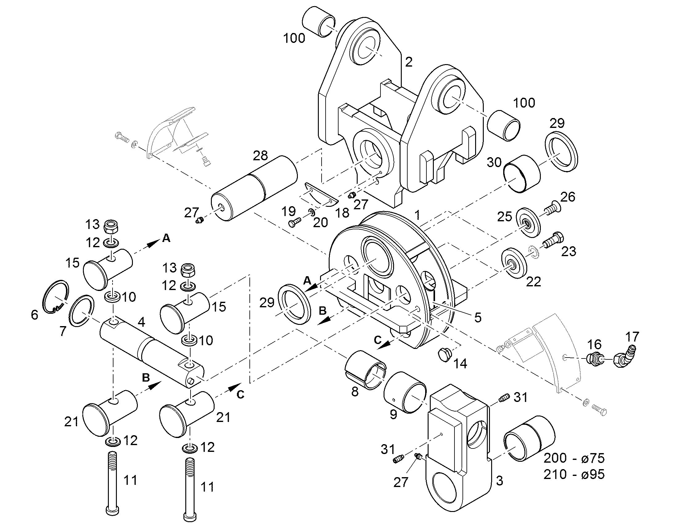 ЗАГЛУШКА РЕЗЬБОВАЯ 11823930 LIEBHERR