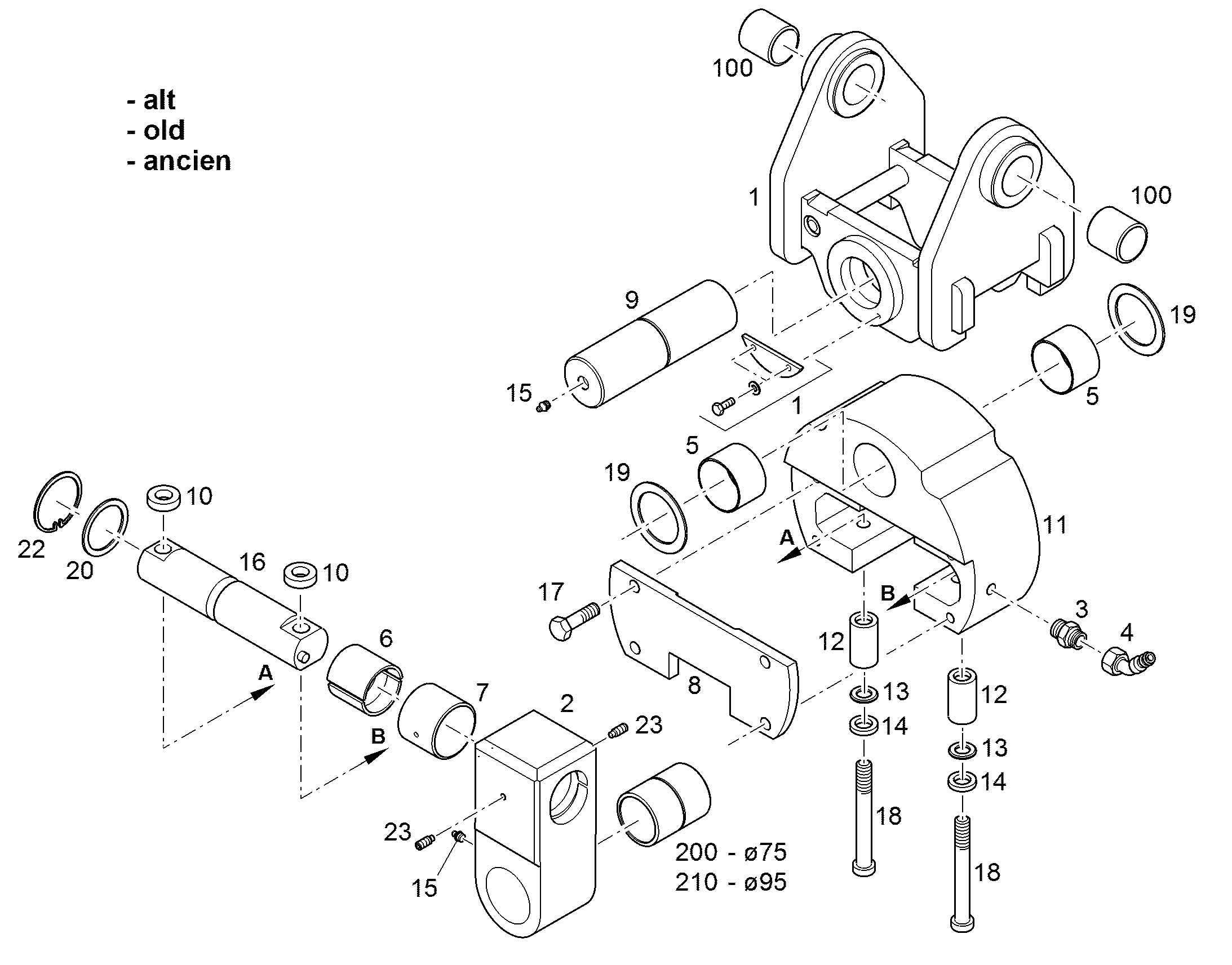 КРЕПЛЕНИЕ 11823858 LIEBHERR