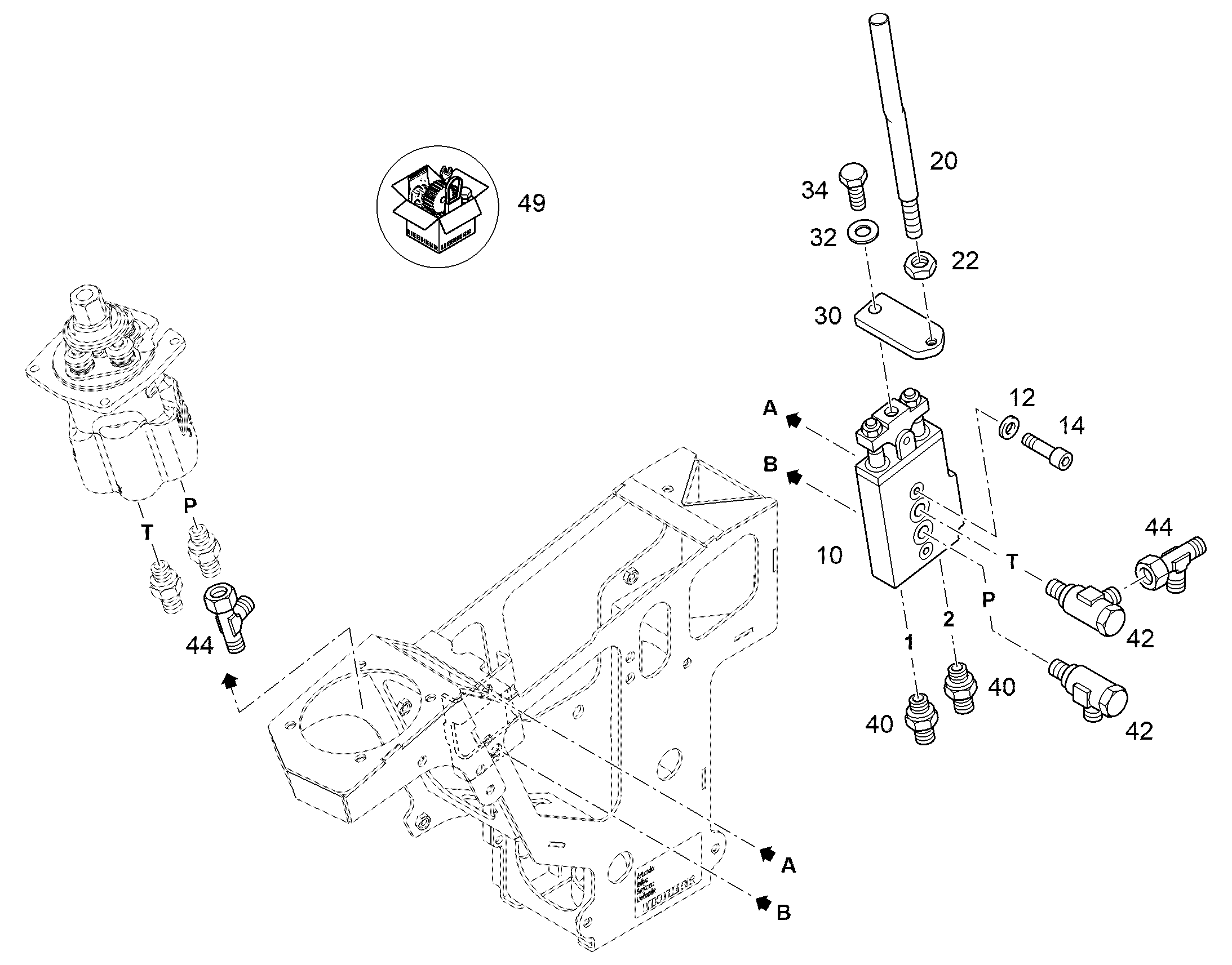 ШТАНГА 94078362 LIEBHERR