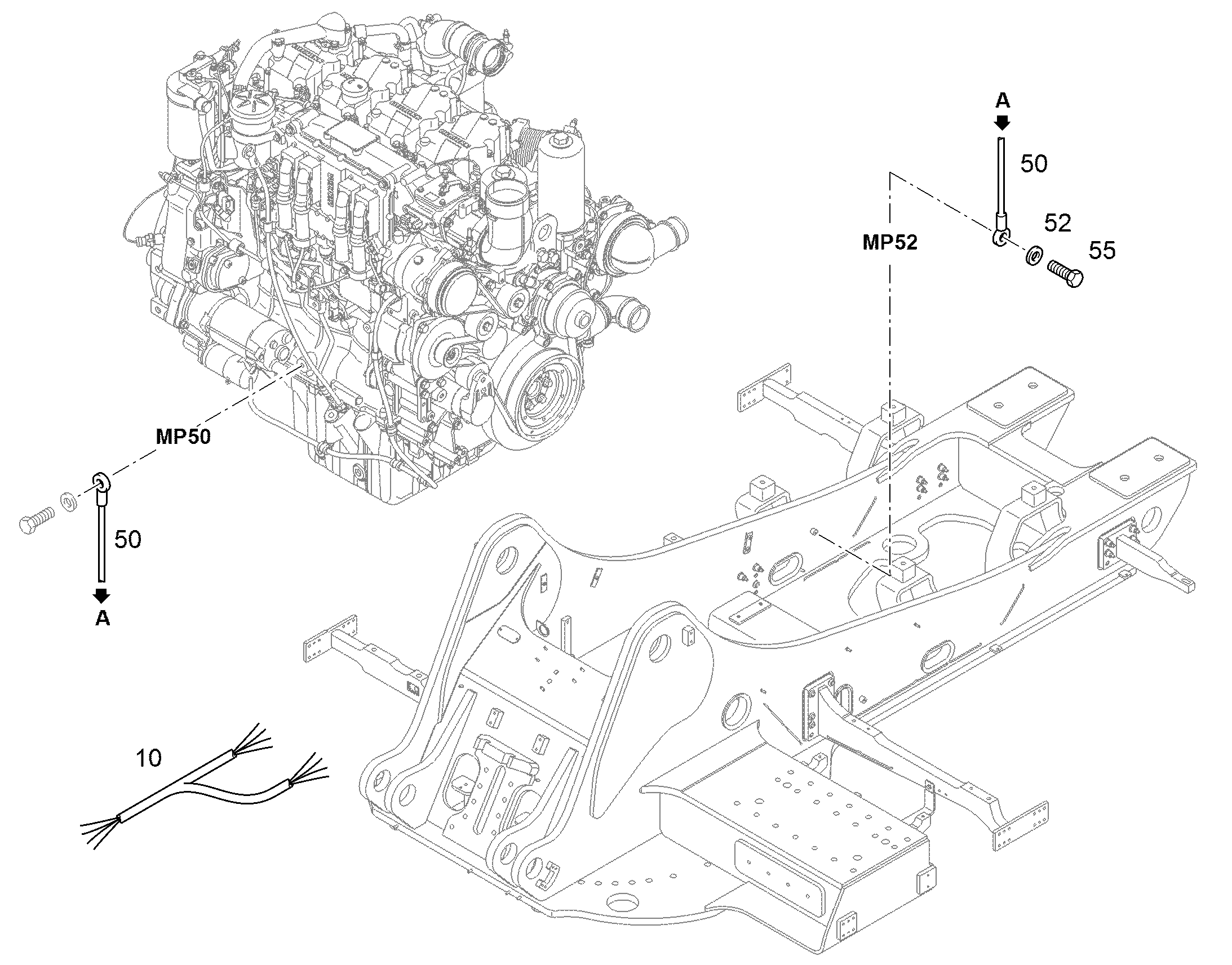 КОМП-Т КАБЕЛЕЙ ПОВОР.ПЛАТФОРМЫ GRUNDGERAET-1215 94091478 LIEBHERR