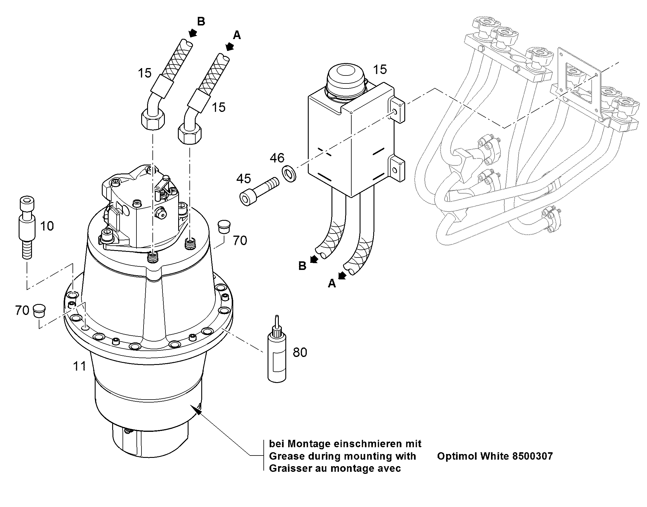 МЕХАНИЗМ ПОВОРОТА 94051876 LIEBHERR