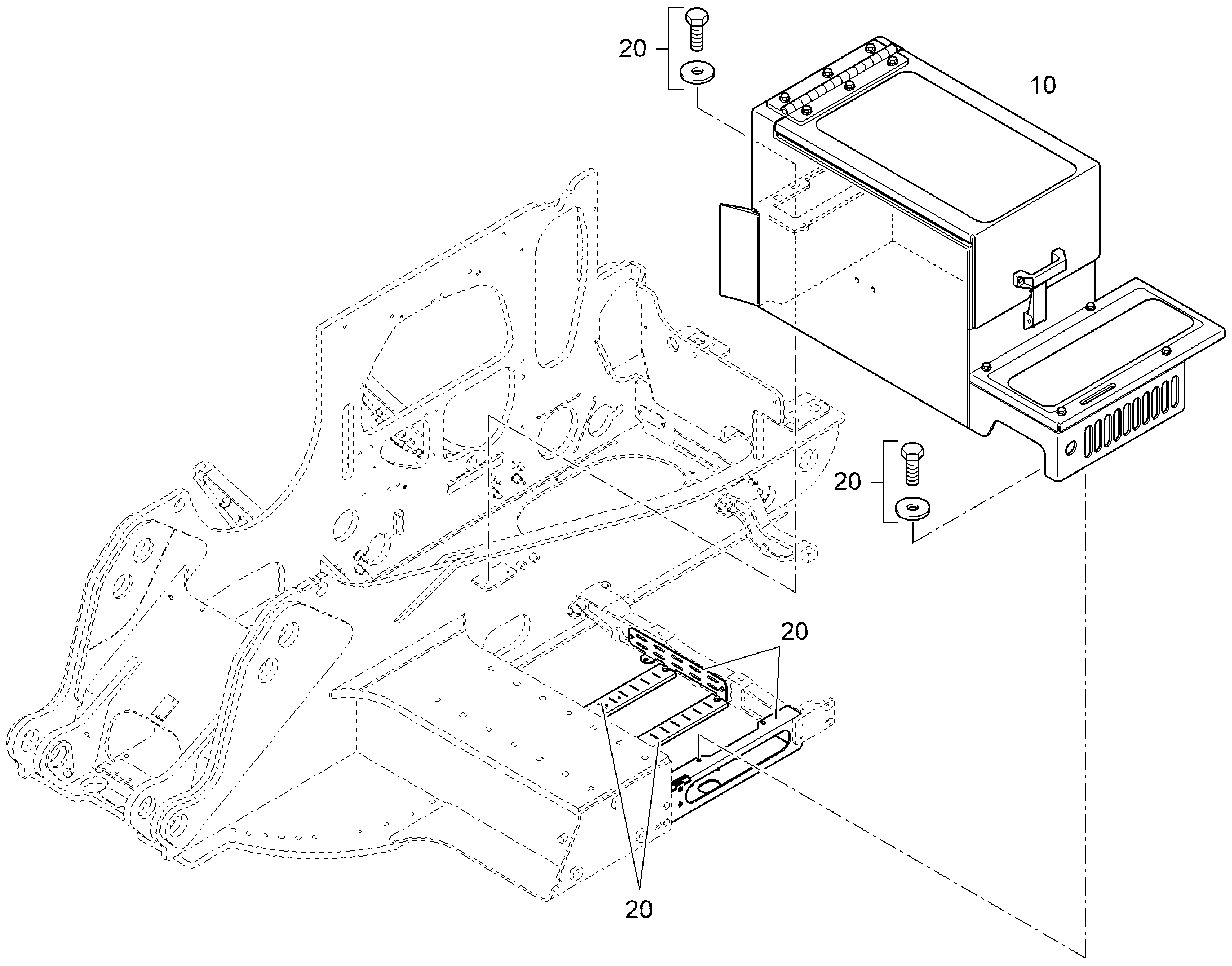 ЭЛЕМЕНТЫ МОНТАЖНЫЕ 94093870 LIEBHERR