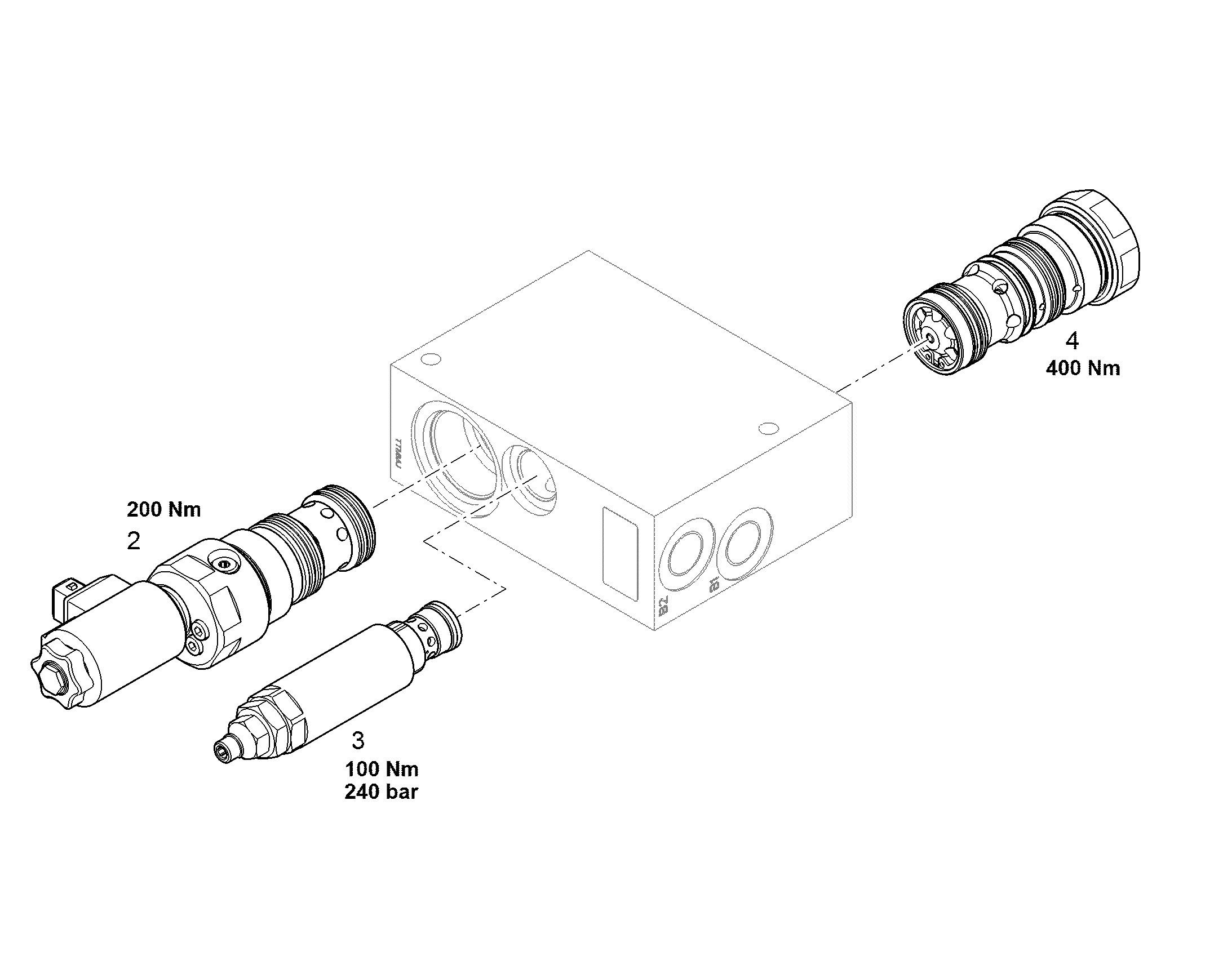 КЛАПАН ОГРАНИЧЕНИЯ ДАВЛЕНИЯ 10356102 LIEBHERR