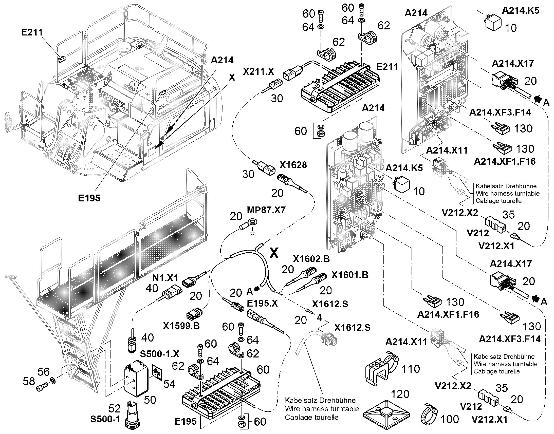 КЛАВИША 11067089 LIEBHERR