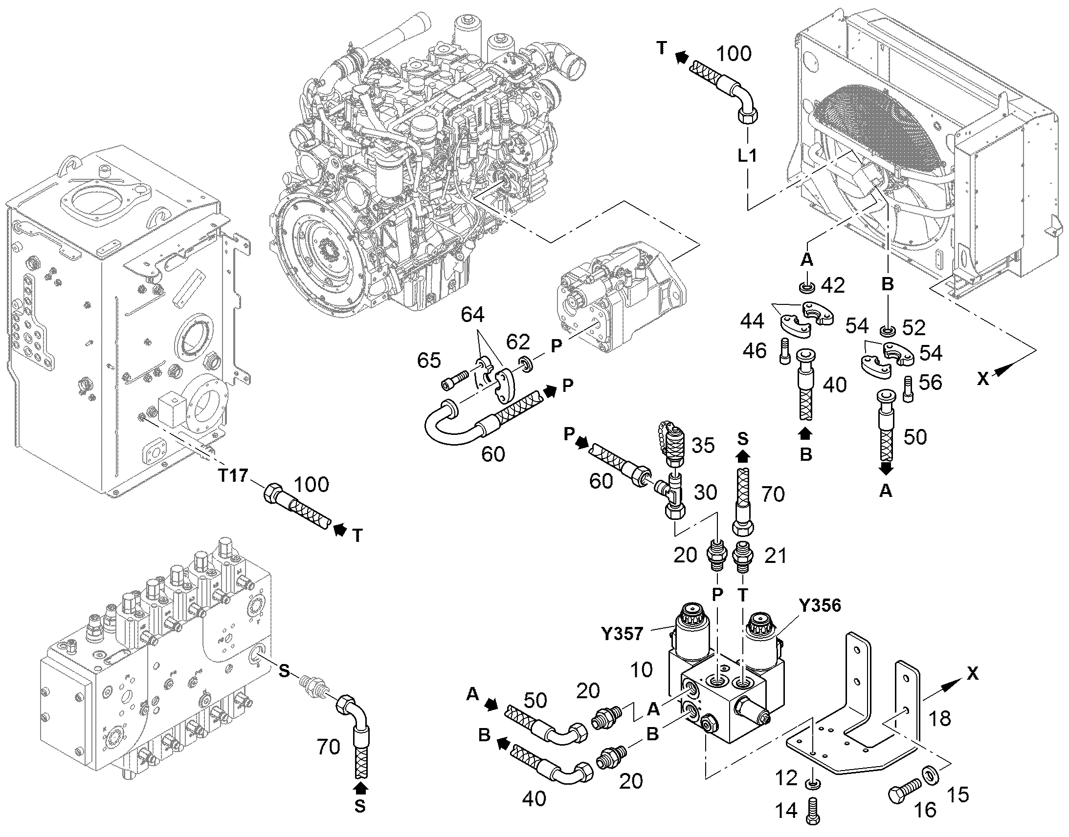 КЛАПАН ХОДОВОЙ 11005097 LIEBHERR