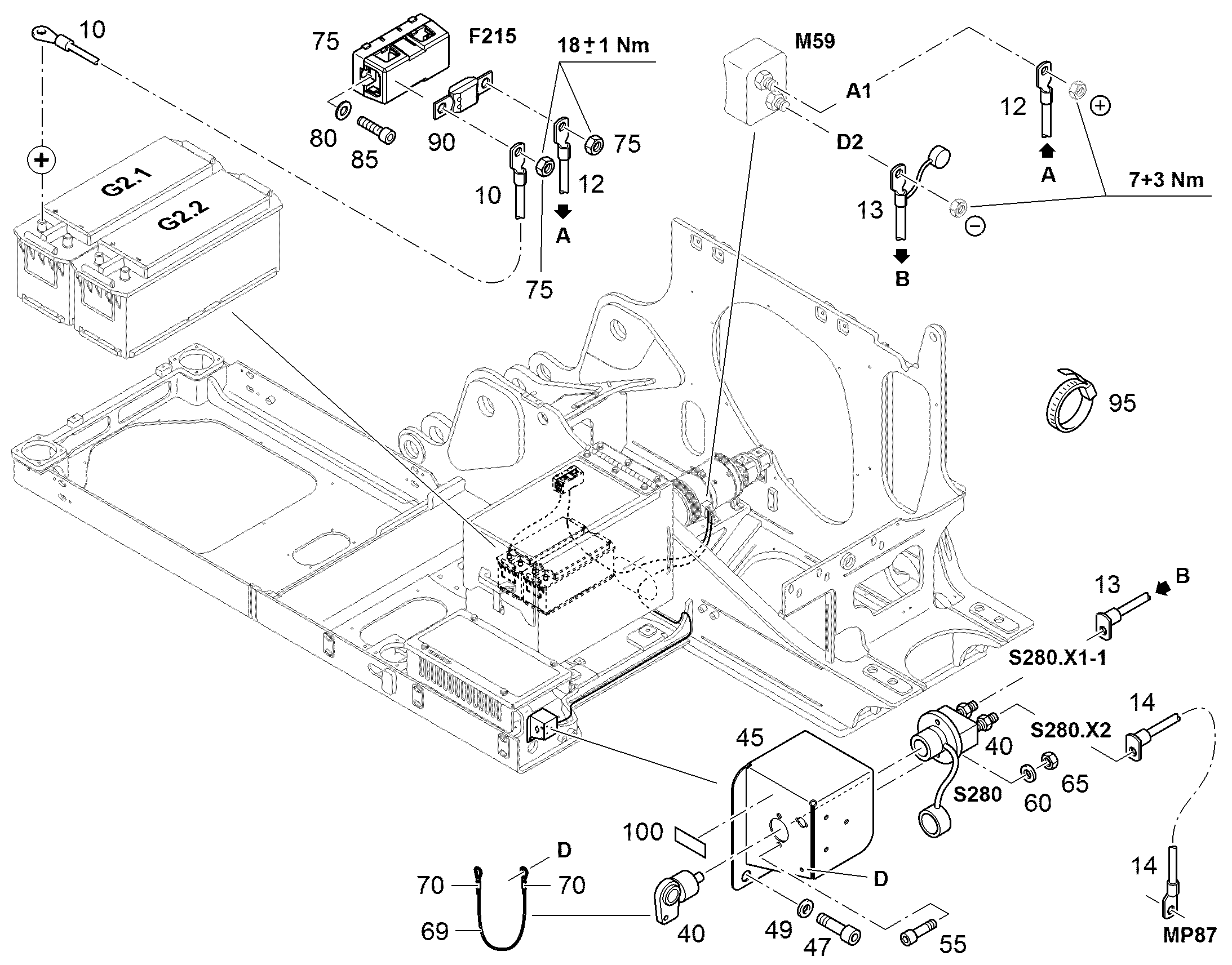 ТАБЛИЧКА NOTHYDRAULIK 85mmX20mm 11365114 LIEBHERR
