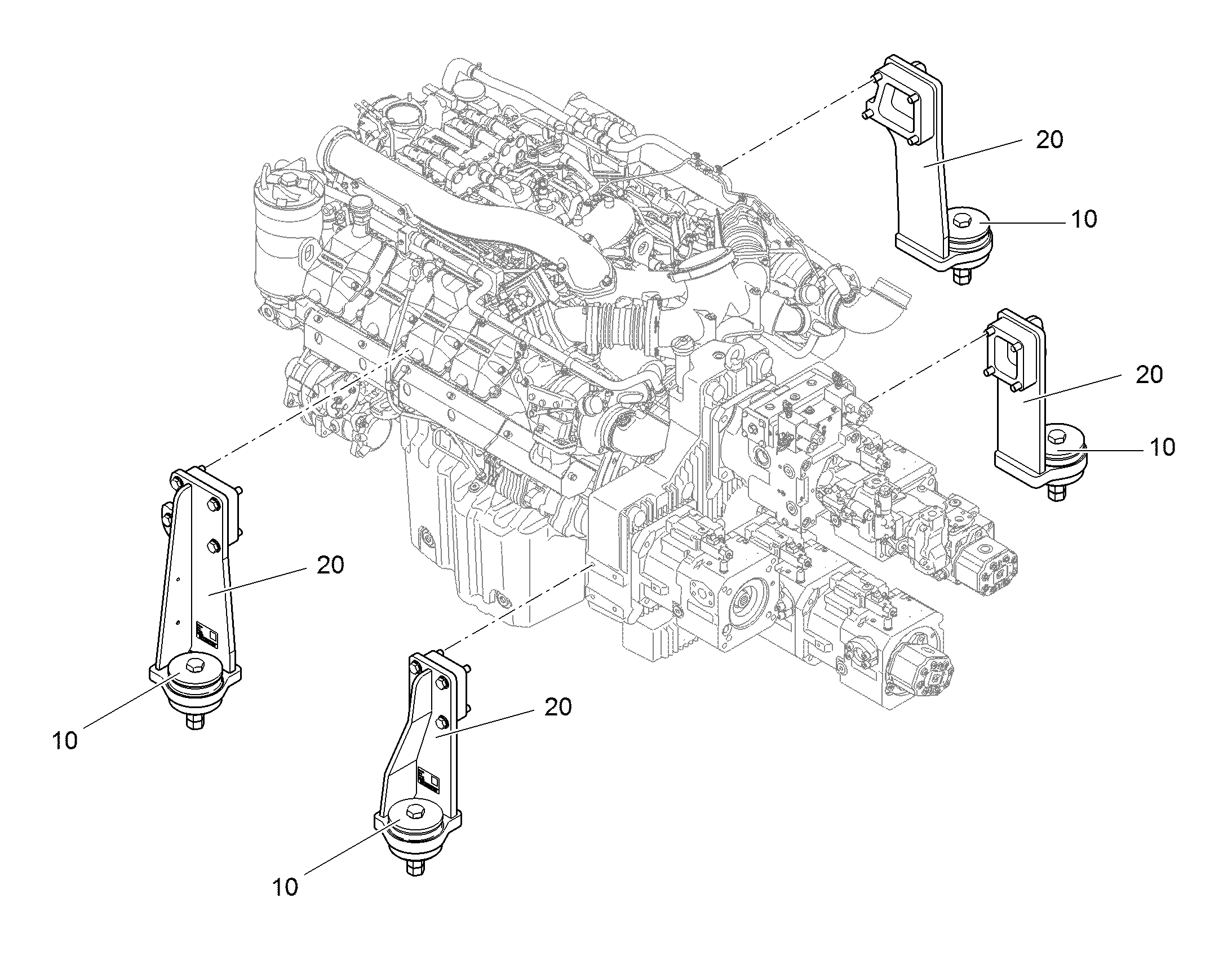 ДЕТАЛИ ДВИГАТЕЛЯ КРЕПЕЖНЫЕ 11360083 LIEBHERR