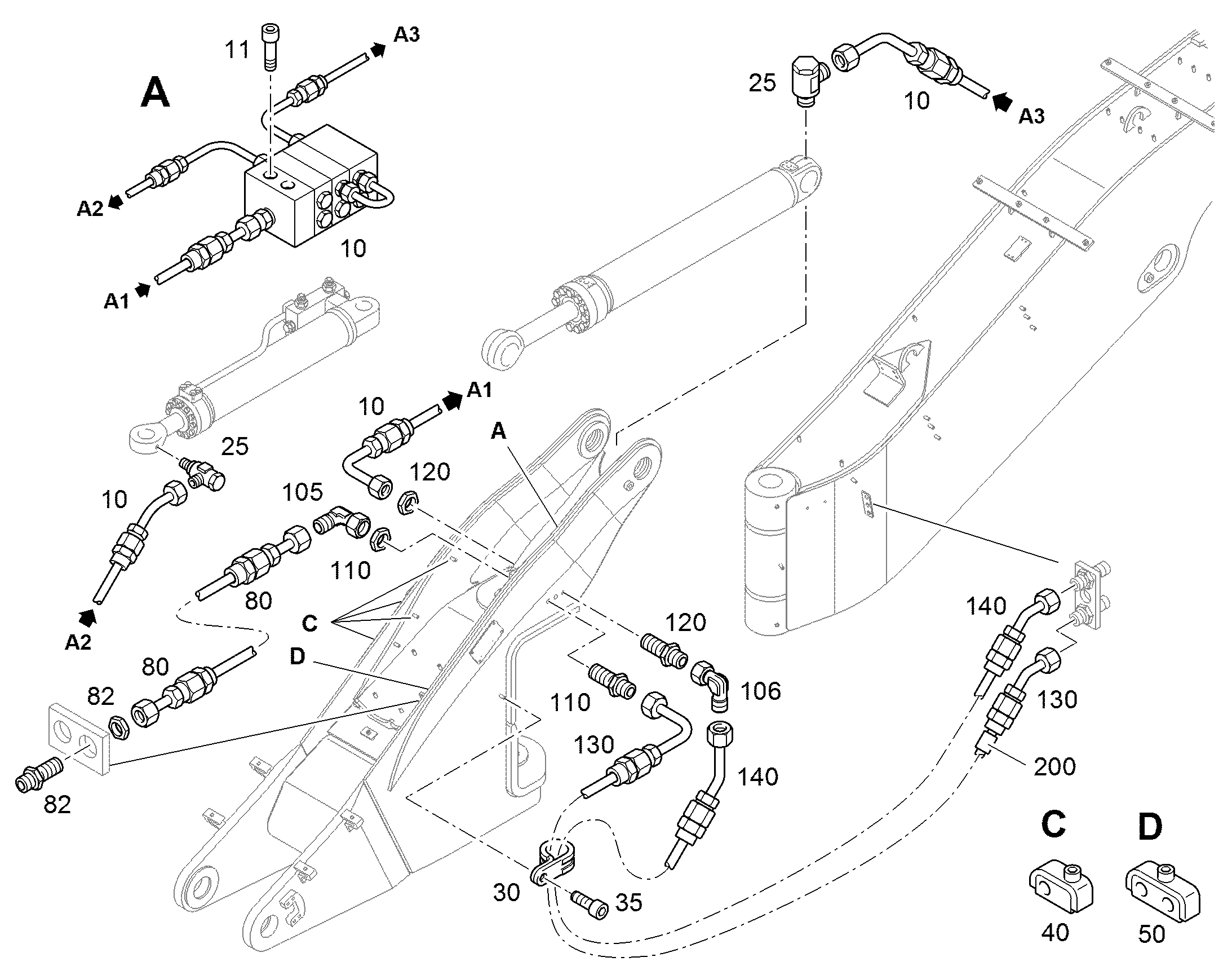 ШЛАНГ 6,3X500 11210985 LIEBHERR