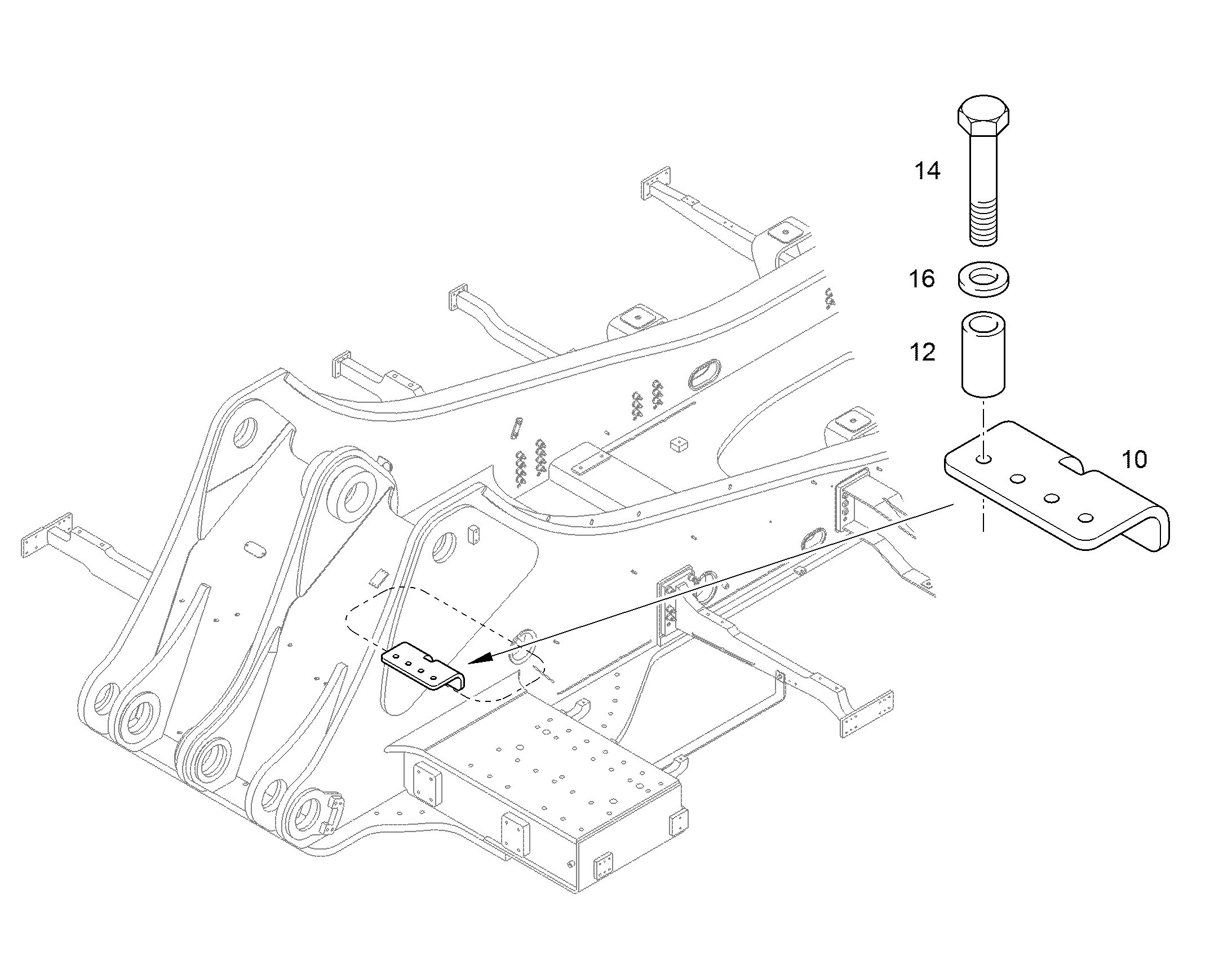 ПОВОДОК 94096722 LIEBHERR