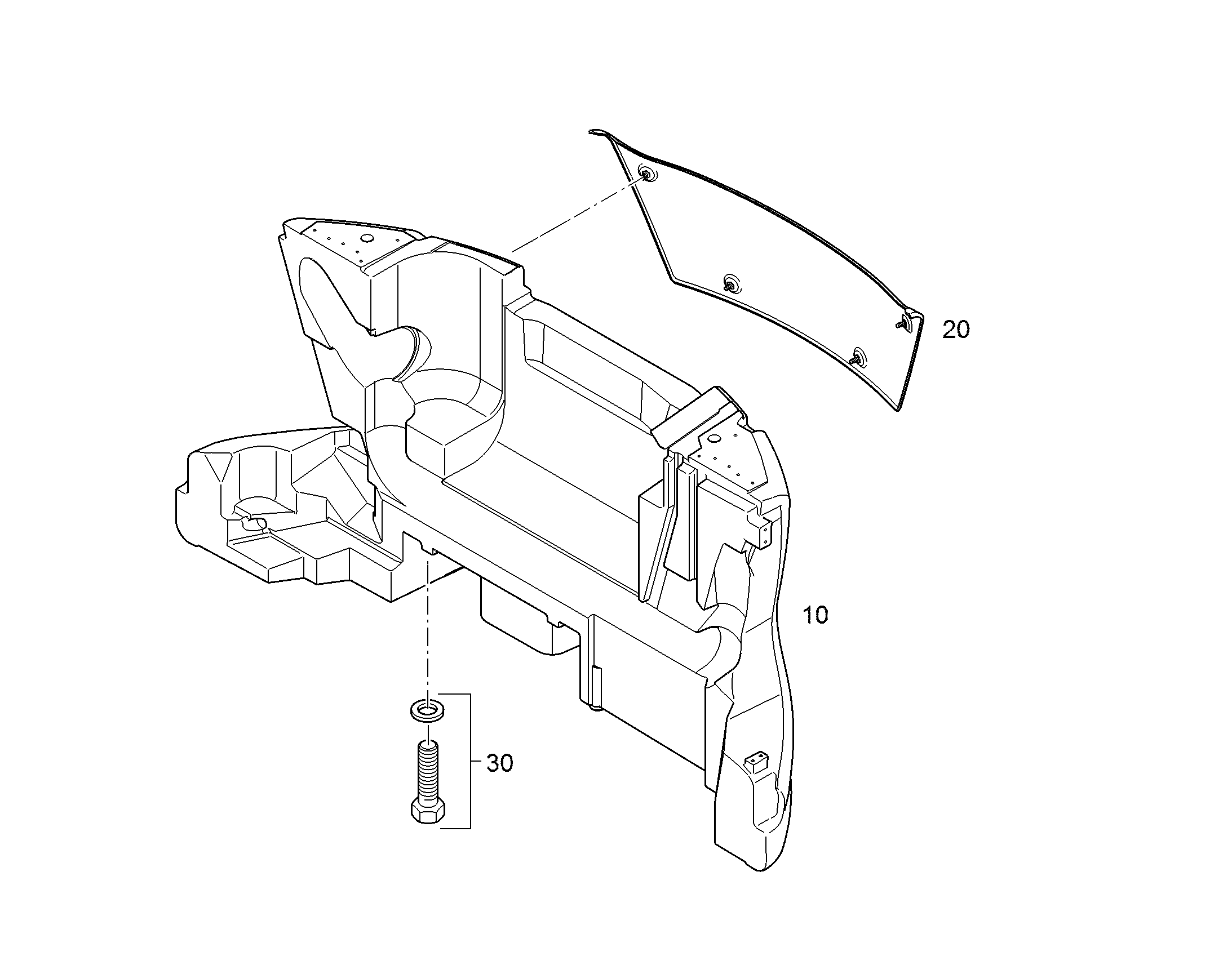 ДЕТАЛИ КРЕПЛЕНИЯ 94096700 LIEBHERR