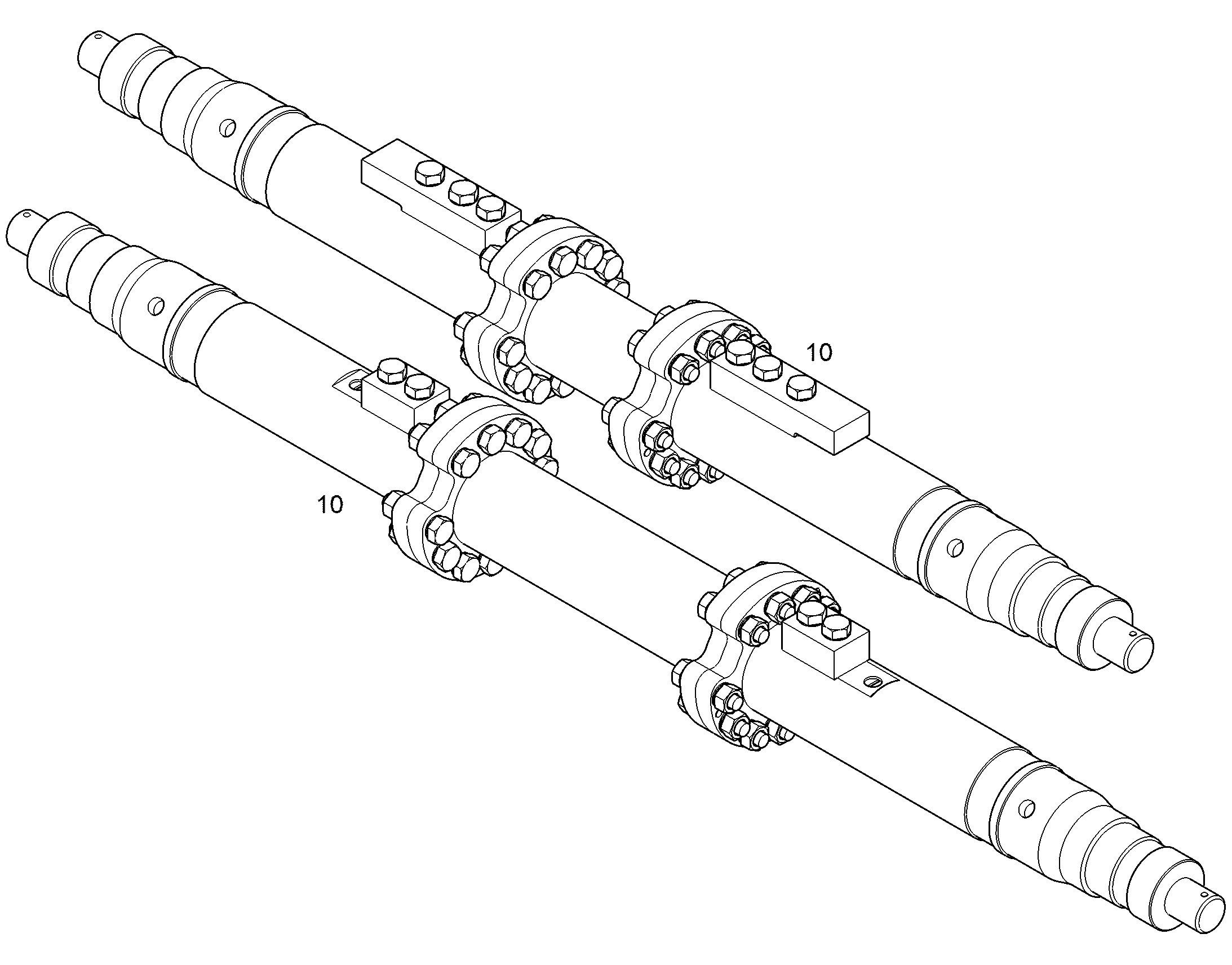 ОСЬ СМЕНЫ КОЛЕИ 11828855 LIEBHERR