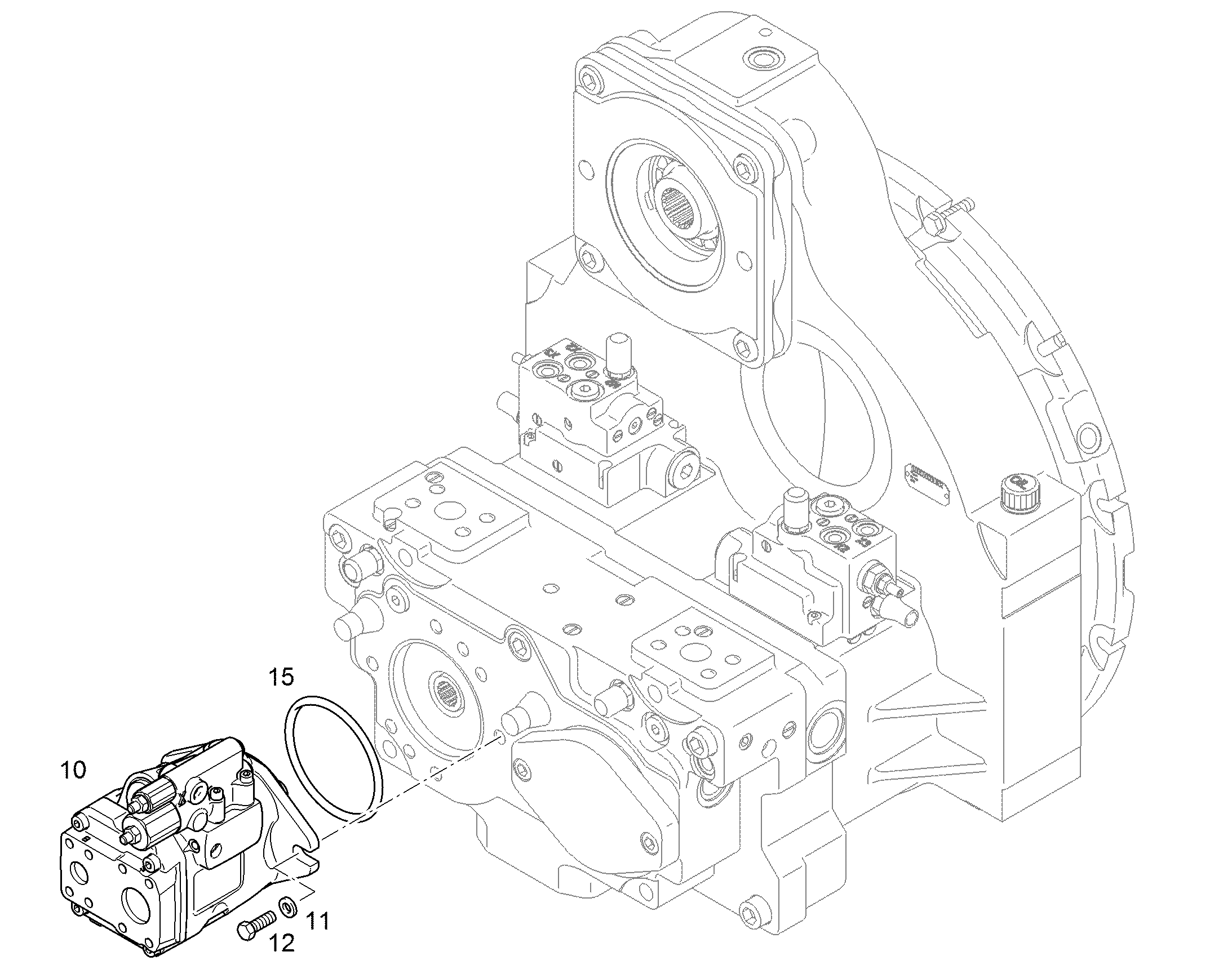 НАСОС АКСИАЛЬНОПОРШНЕВОЙ A10VNO 28cm³/U 11340100 LIEBHERR