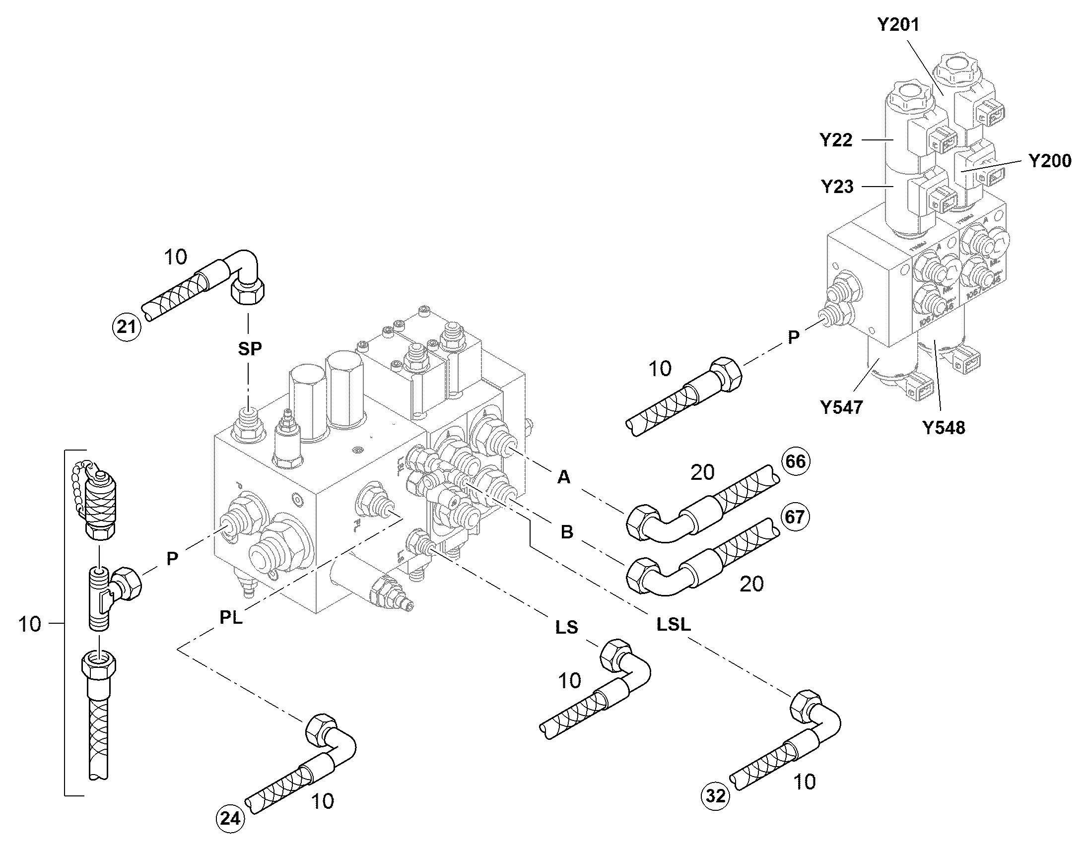 ШЛАНГИ LHC 255 94091456 LIEBHERR