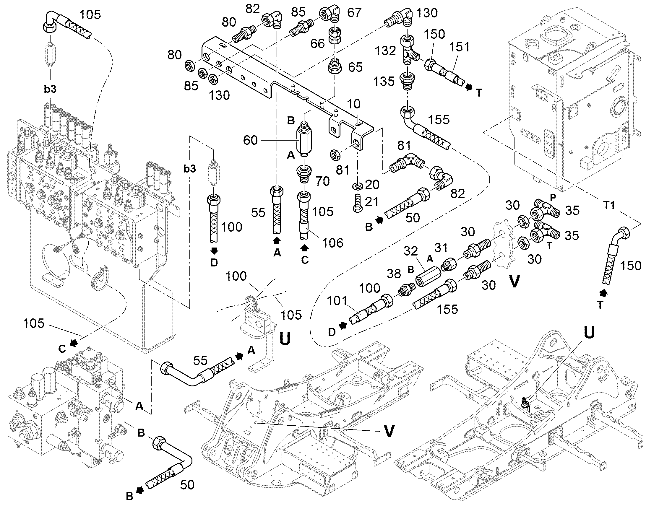 ШЛАНГ УПРАВЛЕНИЯ 8X1700 11114621 LIEBHERR