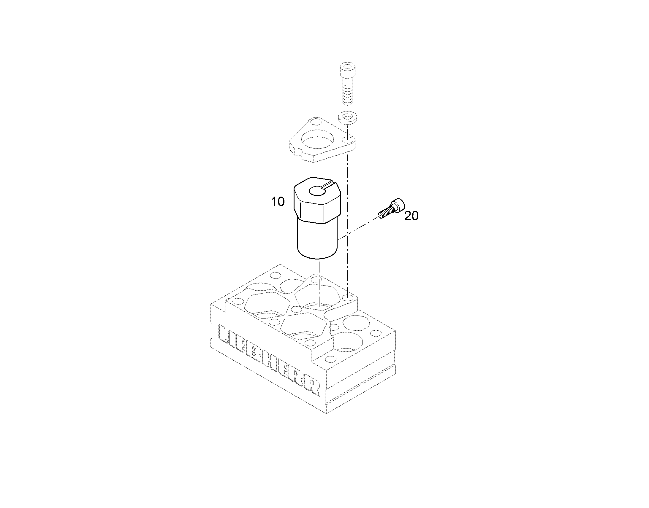 ВИНТ ФИКСИРУЮЩИЙ M4 11369522 LIEBHERR
