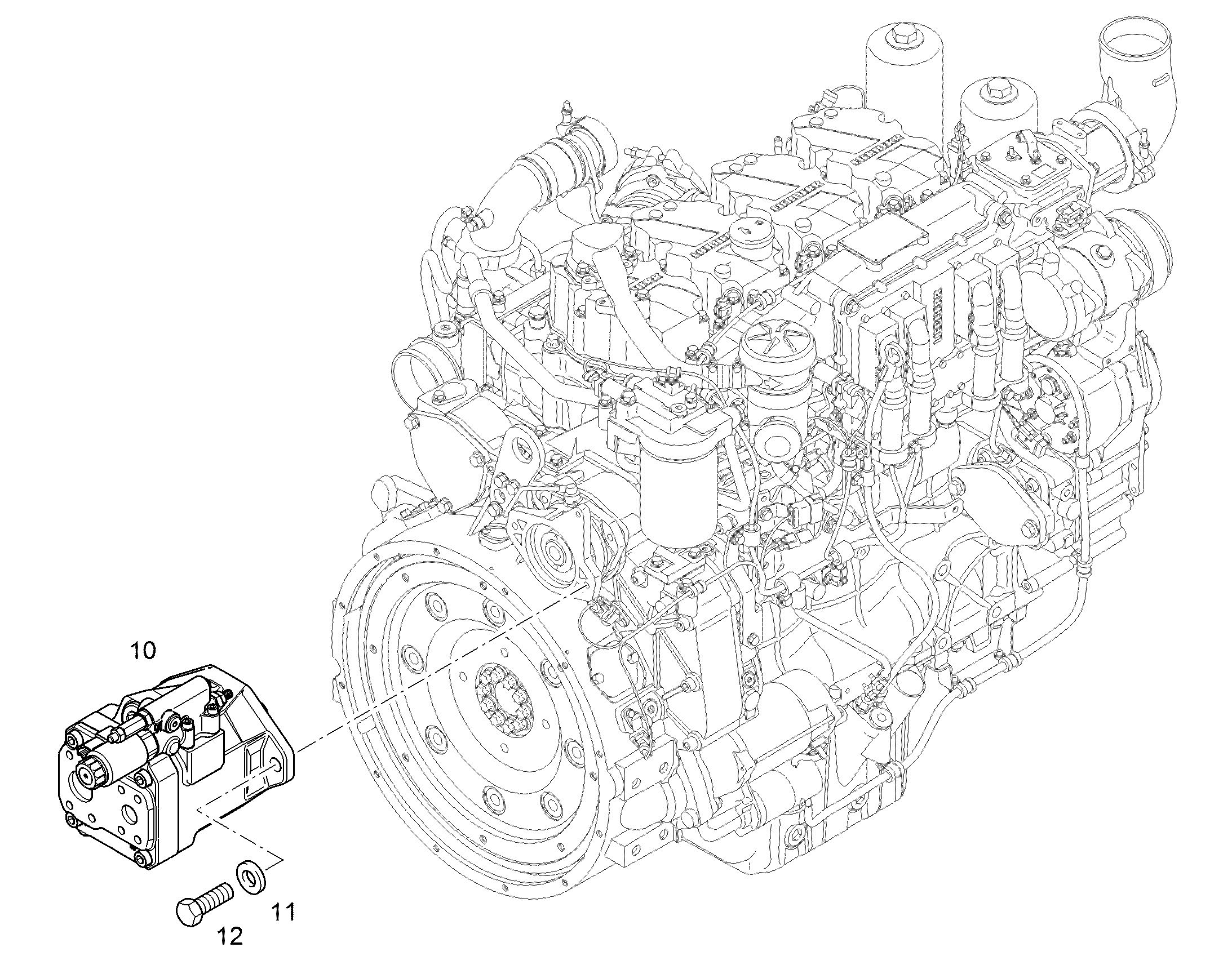 НАСОС АКСИАЛЬНОПОРШНЕВОЙ A10VNO 28cm³/U 10651573 LIEBHERR