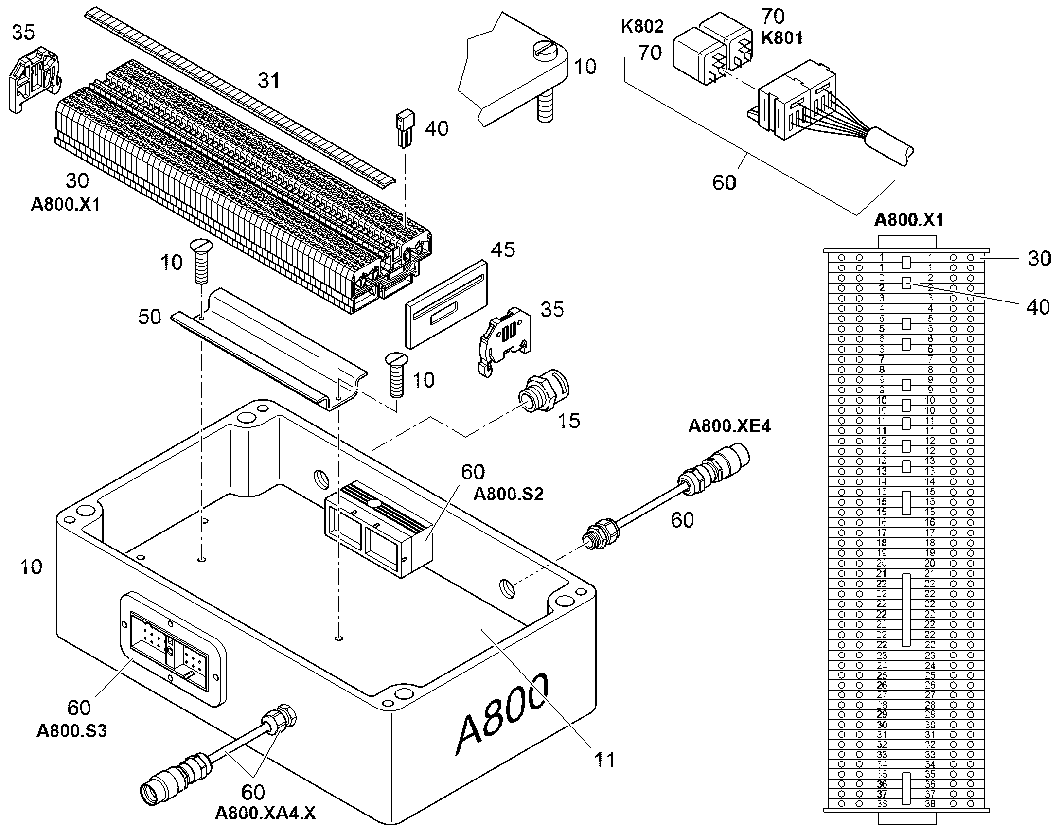 ЗАЖИМ ПРИСОЕДИНИТЕЛЬНЫЙ 4 mm²/1 mm² 6004291 LIEBHERR