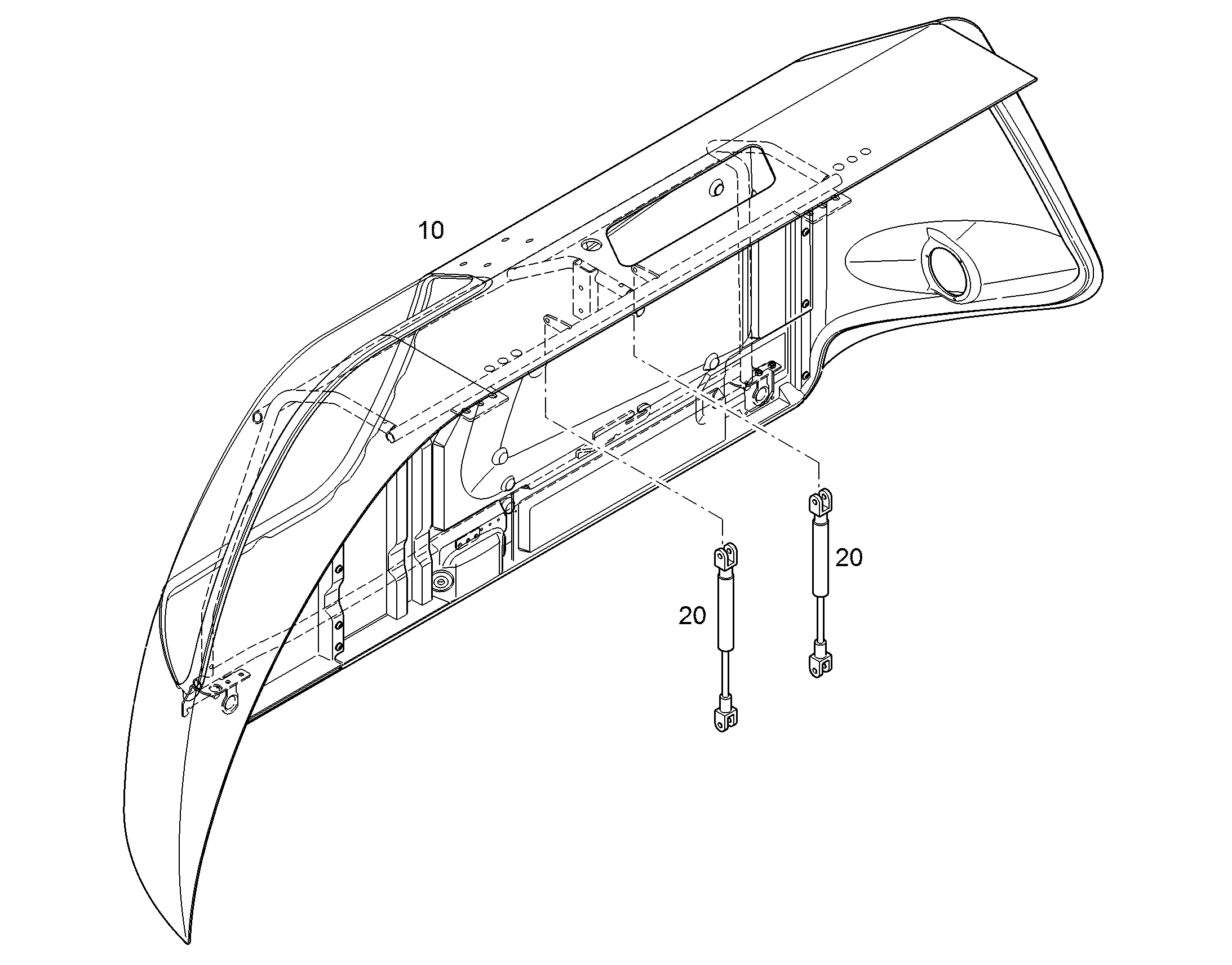 КАПОТ ДВИГАТЕЛЯ 11376497 LIEBHERR