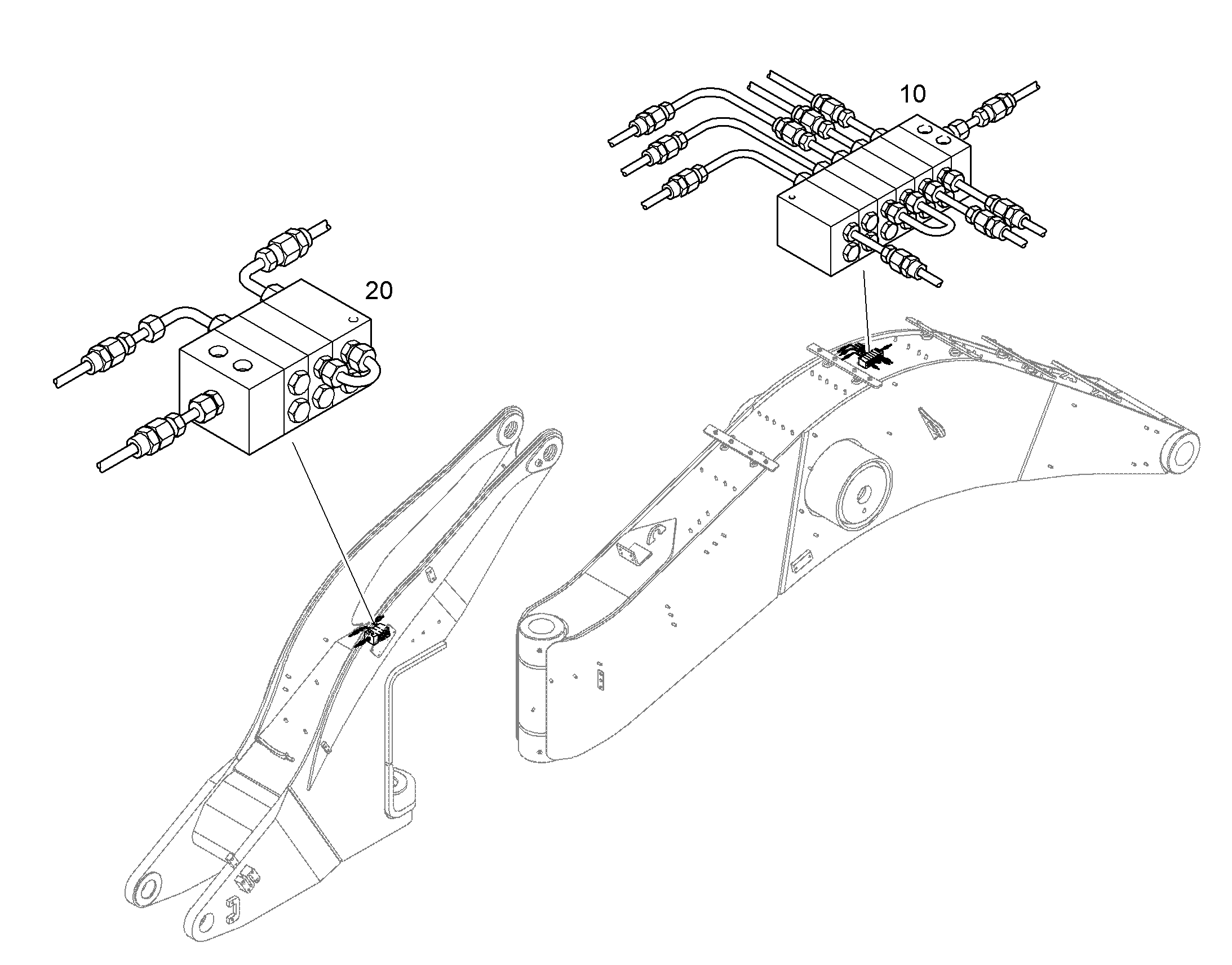 СМАЗОЧНЫЕ ЛИНИИ УСТАНОВКА 94092473 LIEBHERR