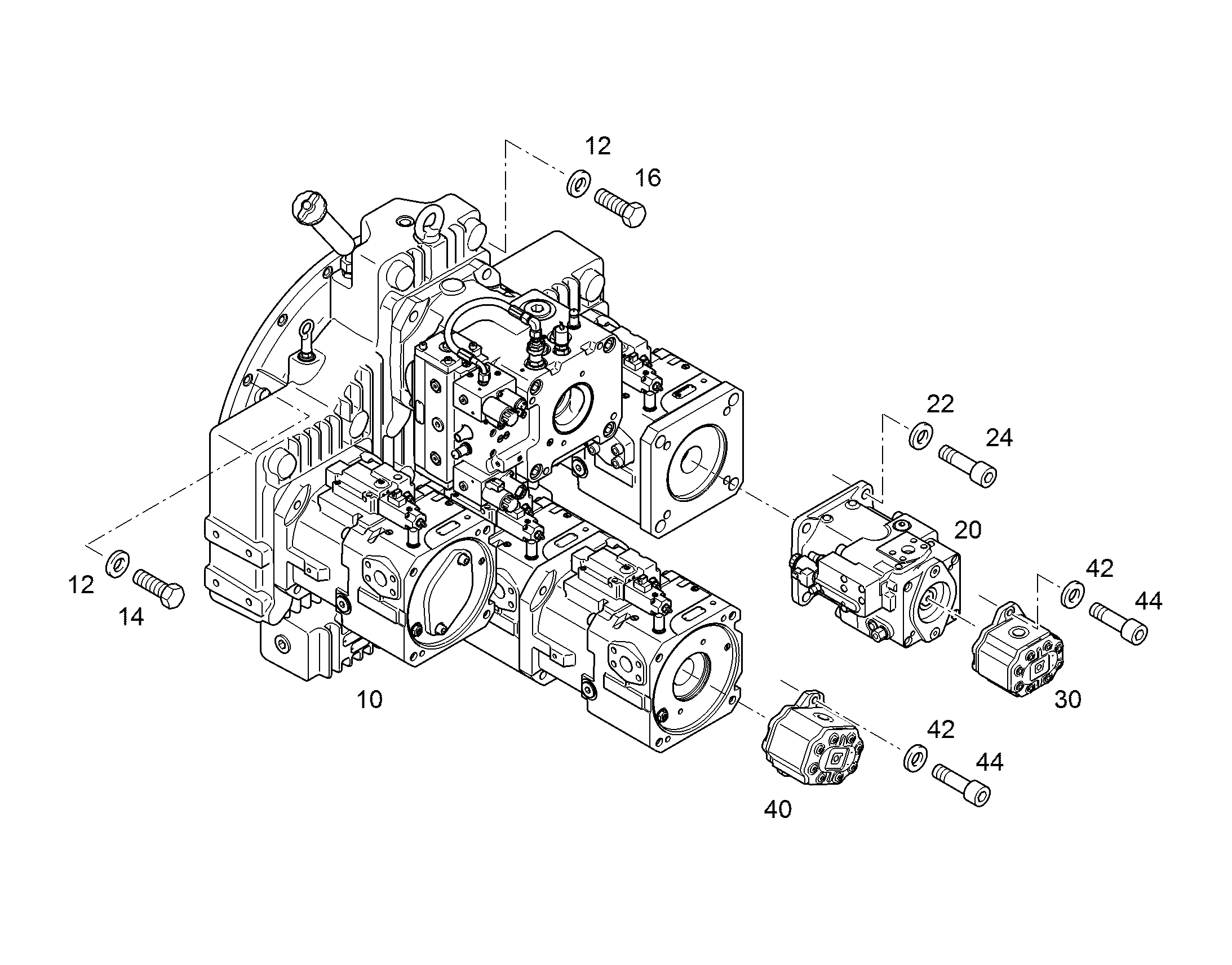 АГРЕГАТ МНОГОКОНТУРНЫЙ 10146698 LIEBHERR