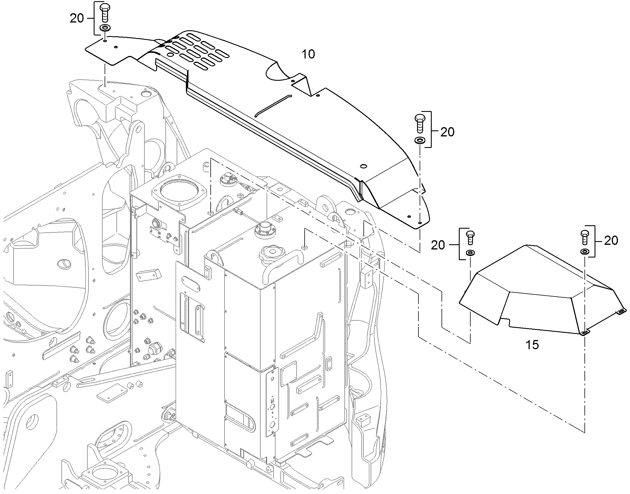 ЭЛЕМЕНТЫ МОНТАЖНЫЕ 11376411 LIEBHERR