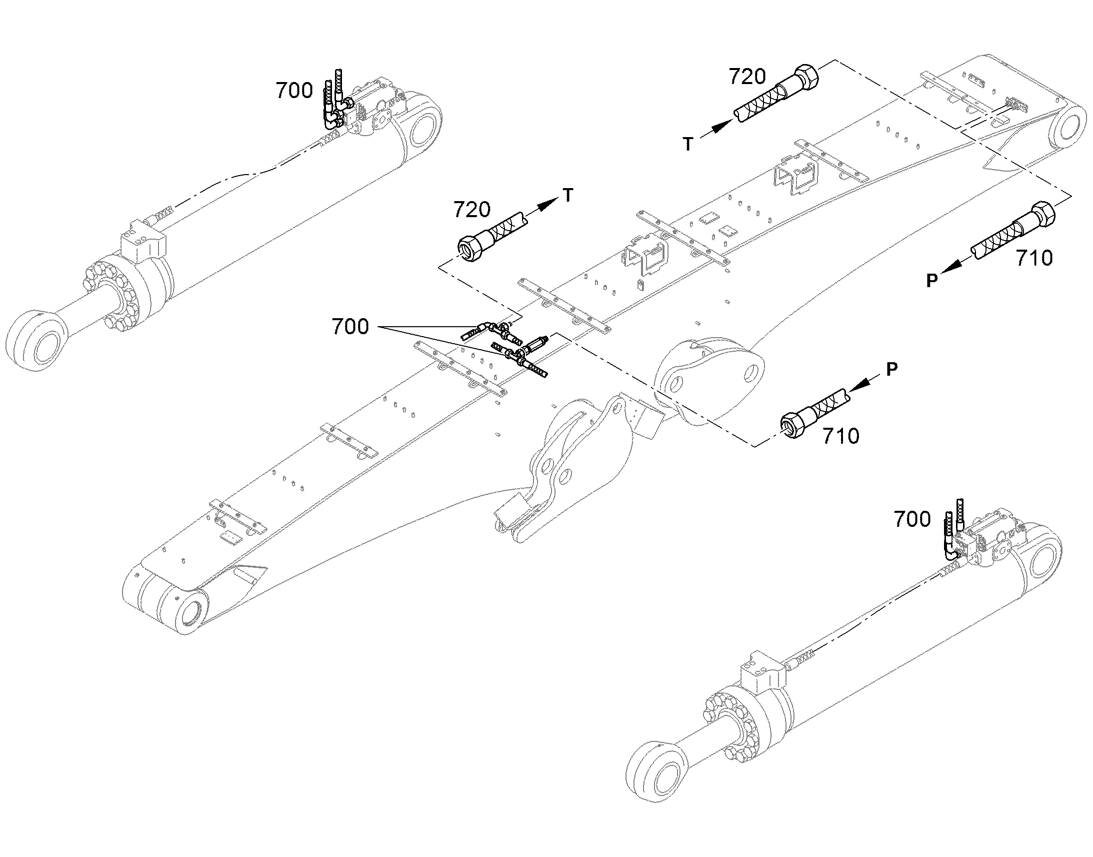 ШЛАНГ 10X2500 10335658 LIEBHERR