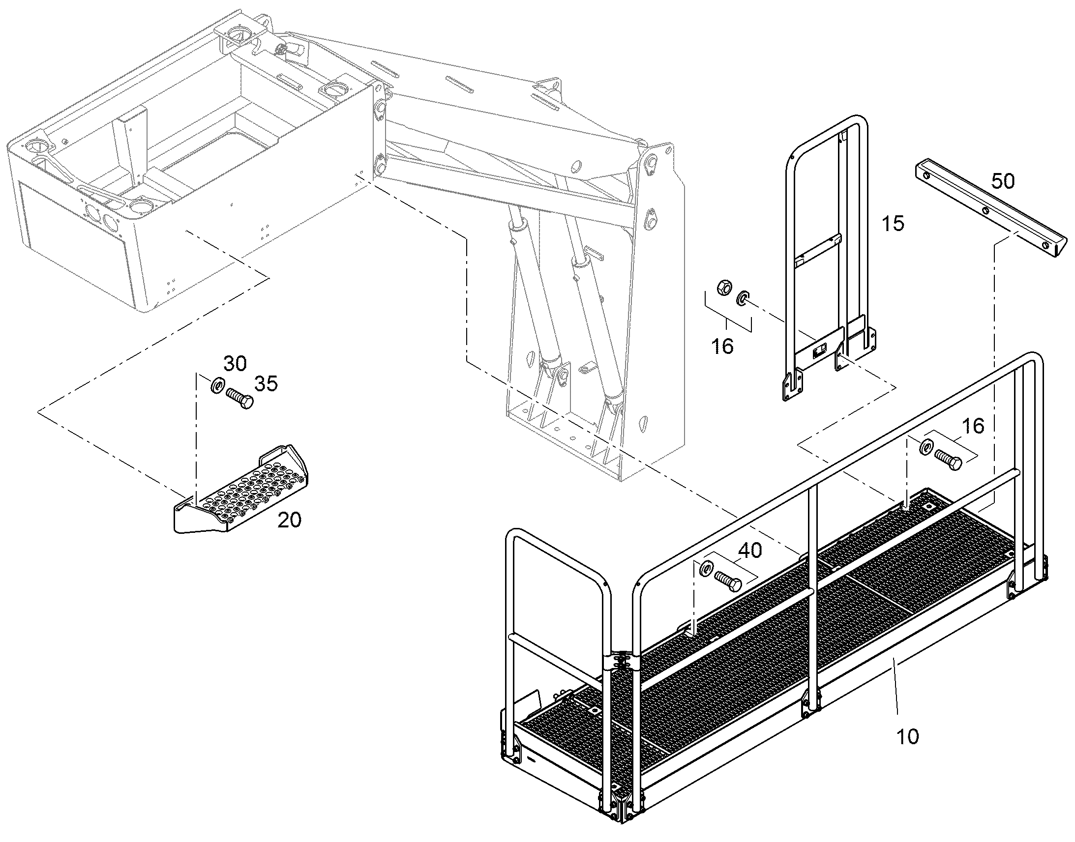 ПЛАТФОРМА SCHMAL 11376375 LIEBHERR