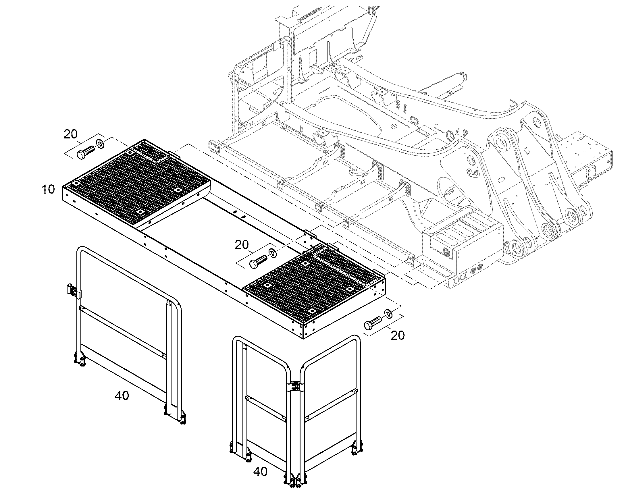 МОНТАЖНЫЕ МАТЕРИАЛЫ 94096625 LIEBHERR