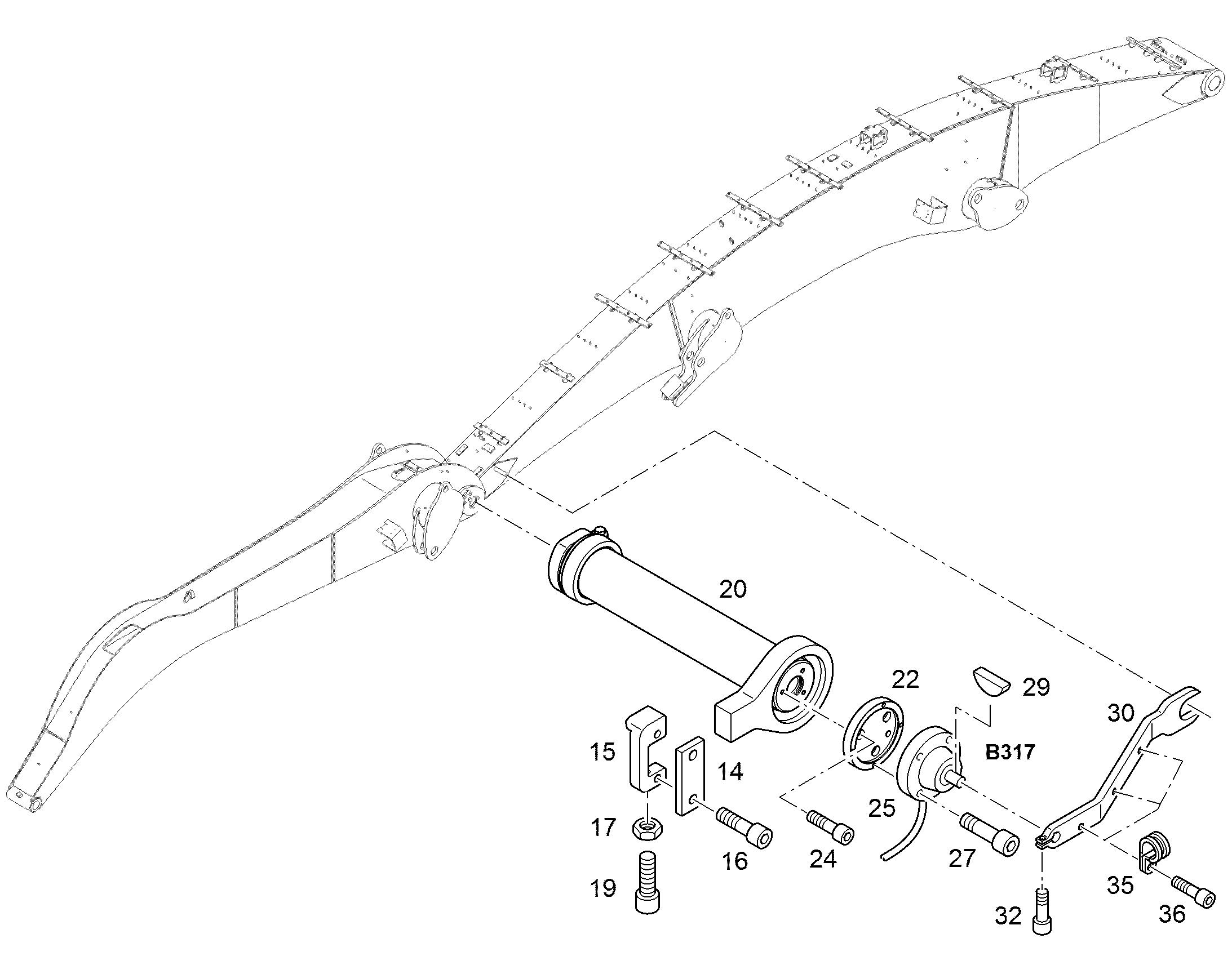 ОГРАНИЧИТЕЛЬ ХОДА 94010659 LIEBHERR