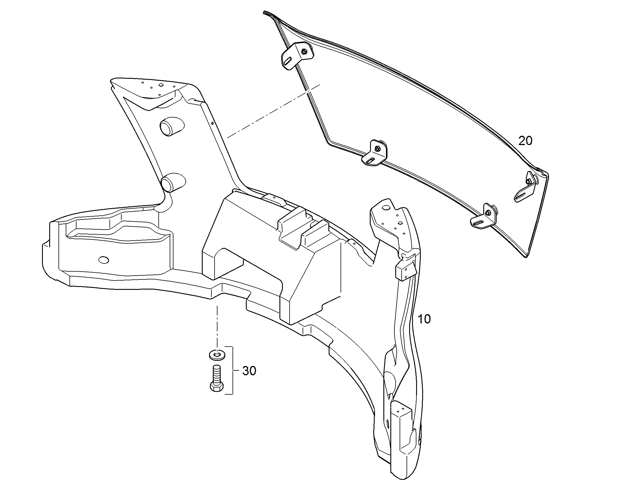 МОНТАЖНЫЕ ЧАСТИ БАЛЛАСТА 11388332 LIEBHERR
