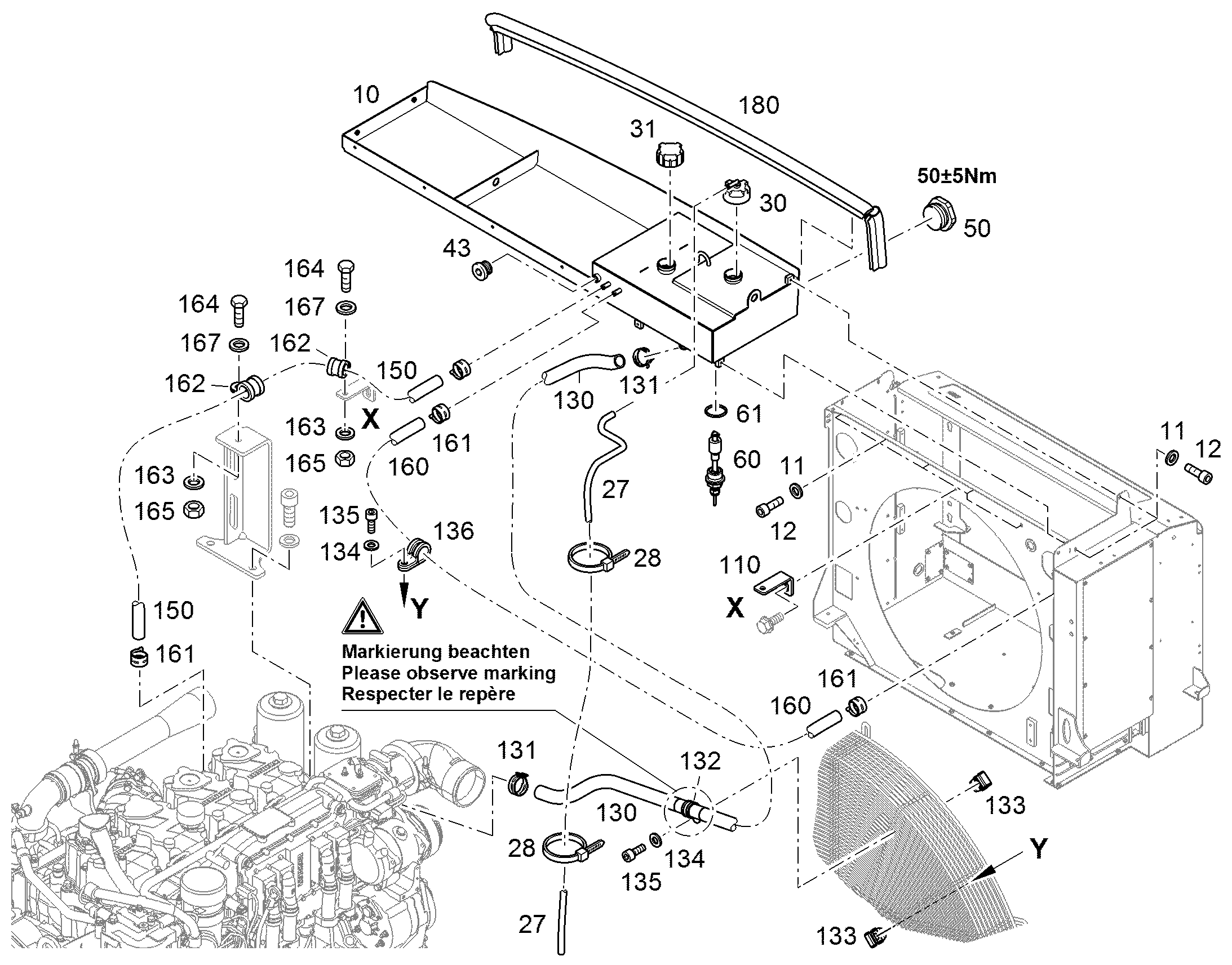 БАК КОМПЕНСАЦИОННЫЙ 11376560 LIEBHERR