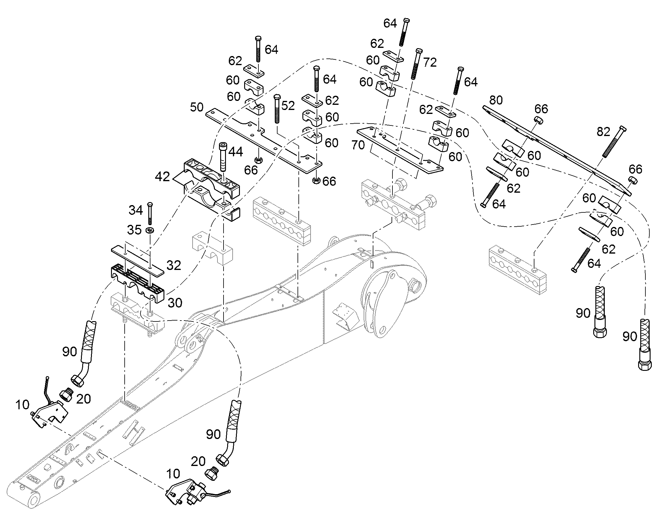 НАКЛАДКА ПОСЛЕДОВАТЕЛЬНАЯ HRRL 3 G 28 15-46-15-28 PP 10295784 LIEBHERR