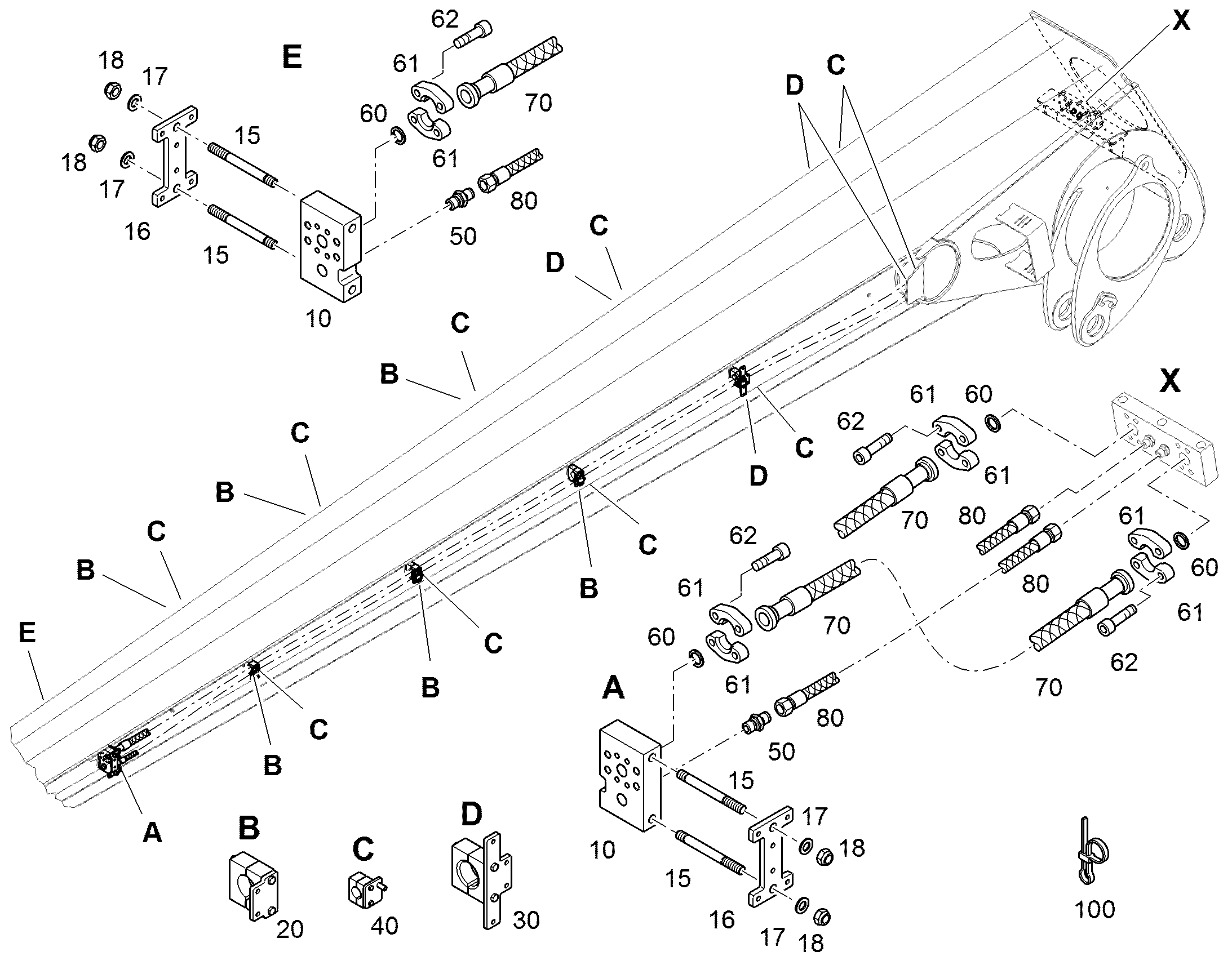 ШЛАНГ 40X9400 11834744 LIEBHERR