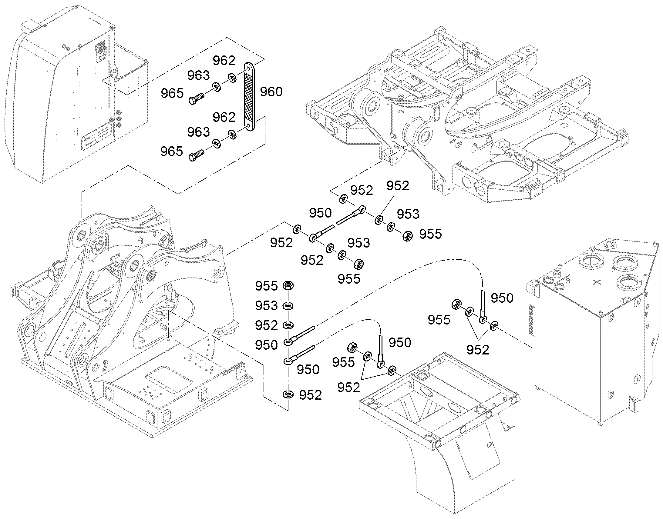 КАБЕЛЬ СОЕДИНЕНИЯ С КОРПУСОМ 94007511 LIEBHERR