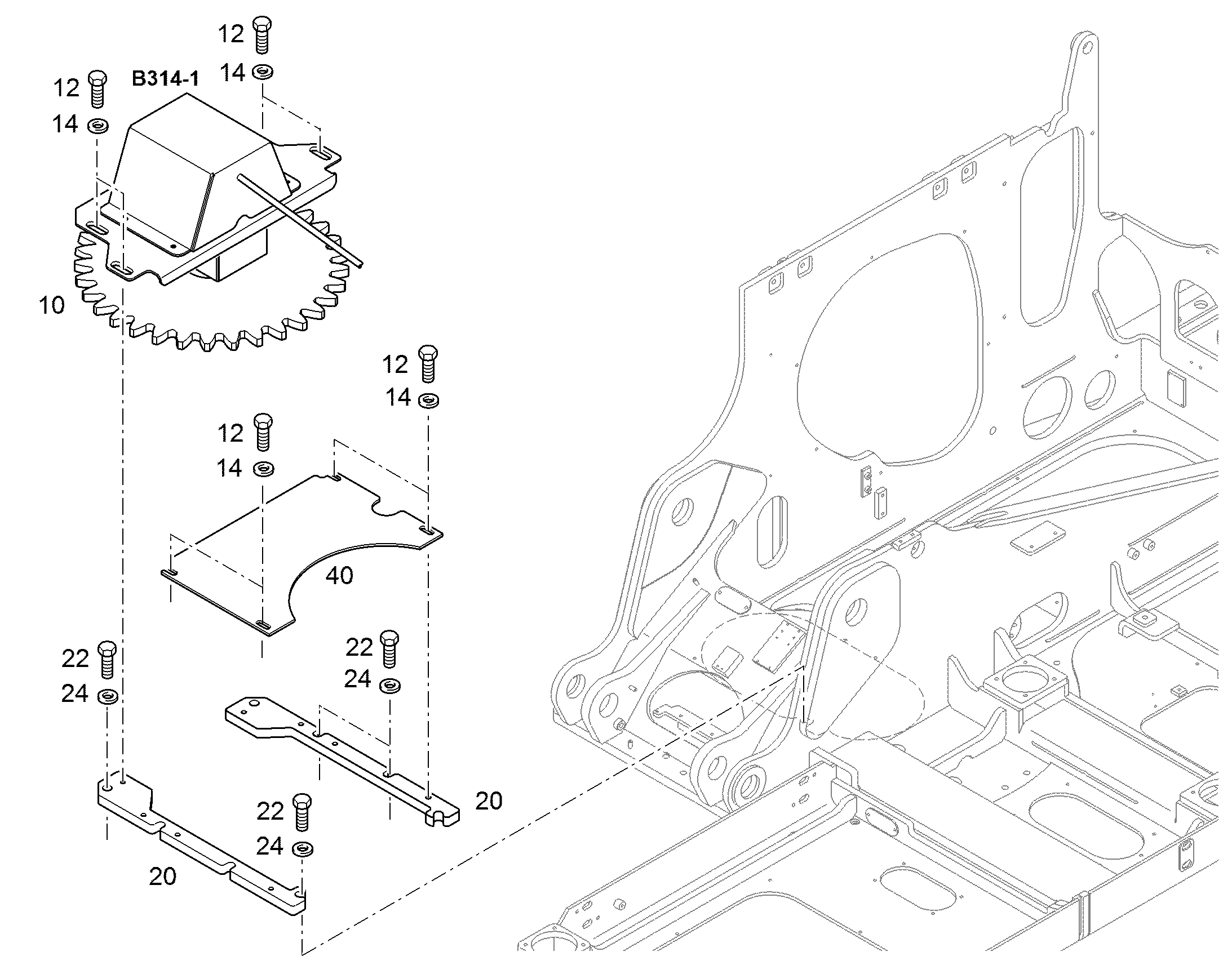 ПЕРЕКЛЮЧЕНИЕ ПЕРЕДАЧ 11837562 LIEBHERR