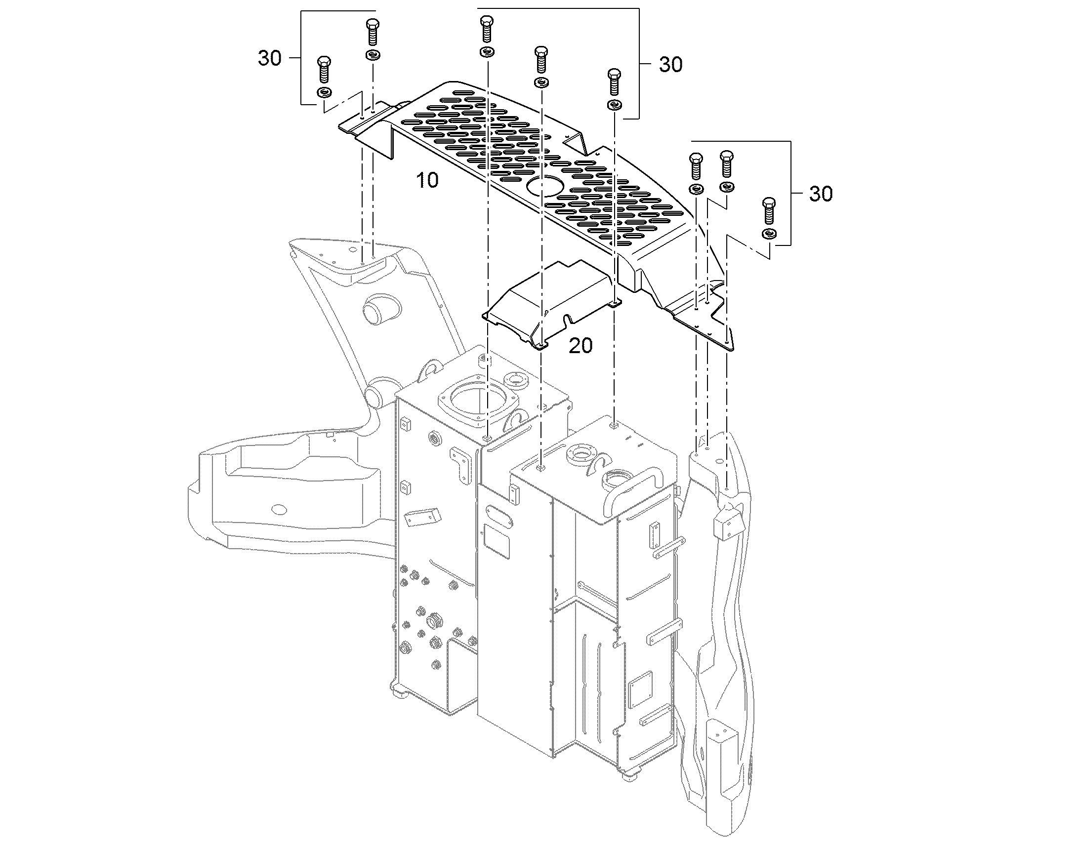 ЭЛЕМЕНТЫ МОНТАЖНЫЕ 94097217 LIEBHERR
