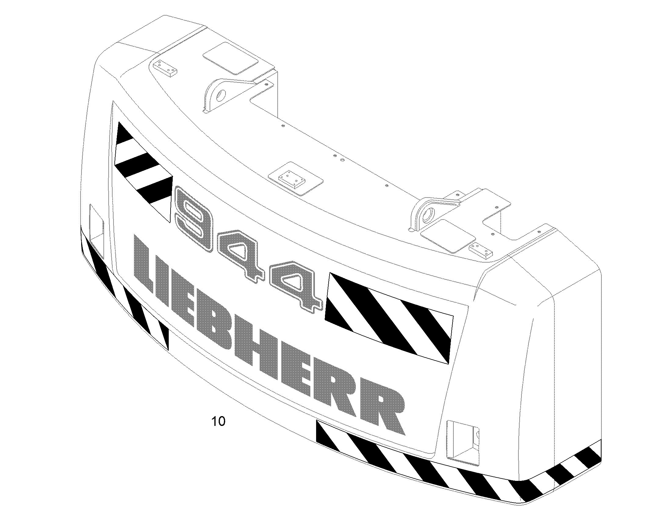 НАКЛЕЙКА 11422383 LIEBHERR
