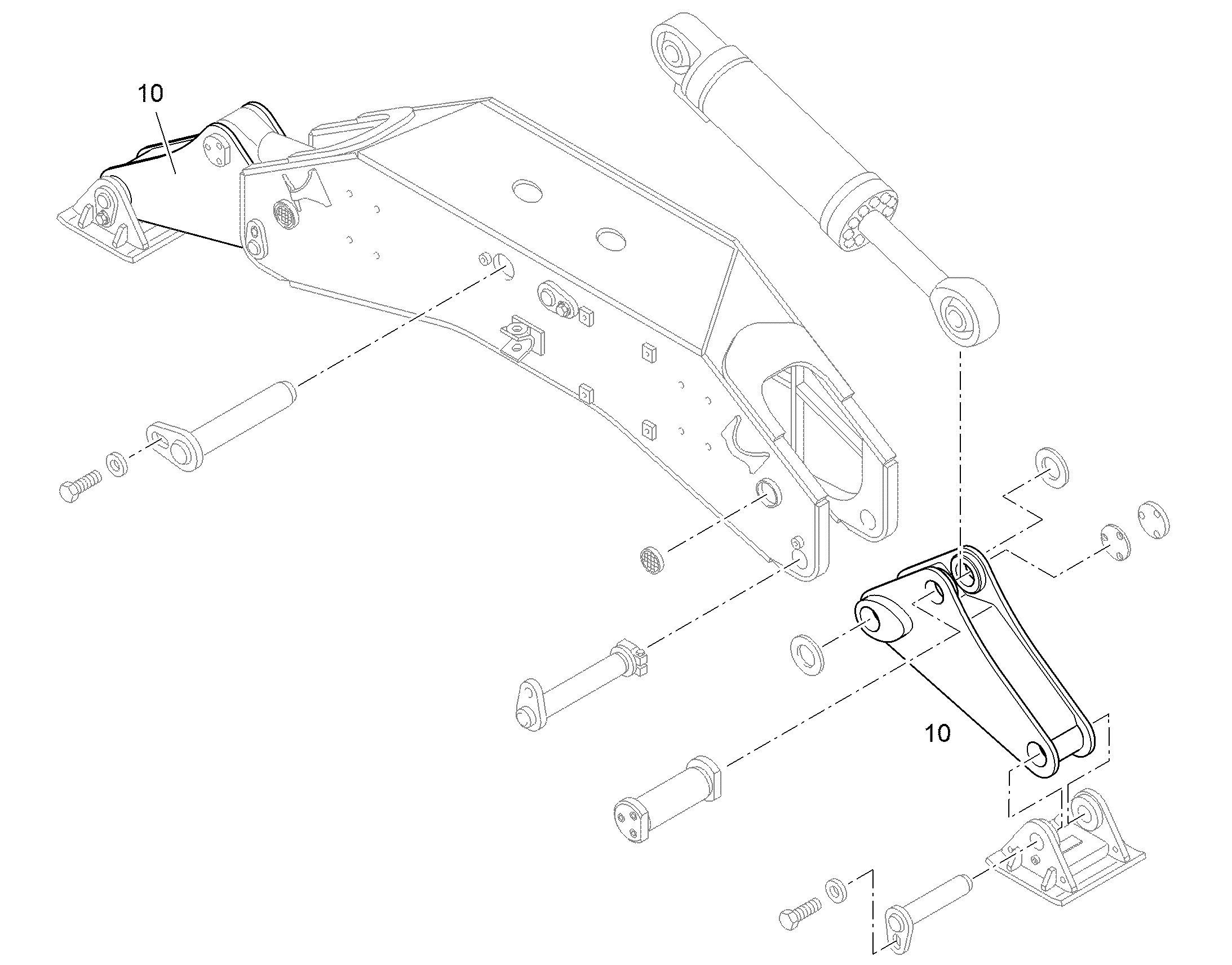 НОГА ОПОРНАЯ 9596895 LIEBHERR