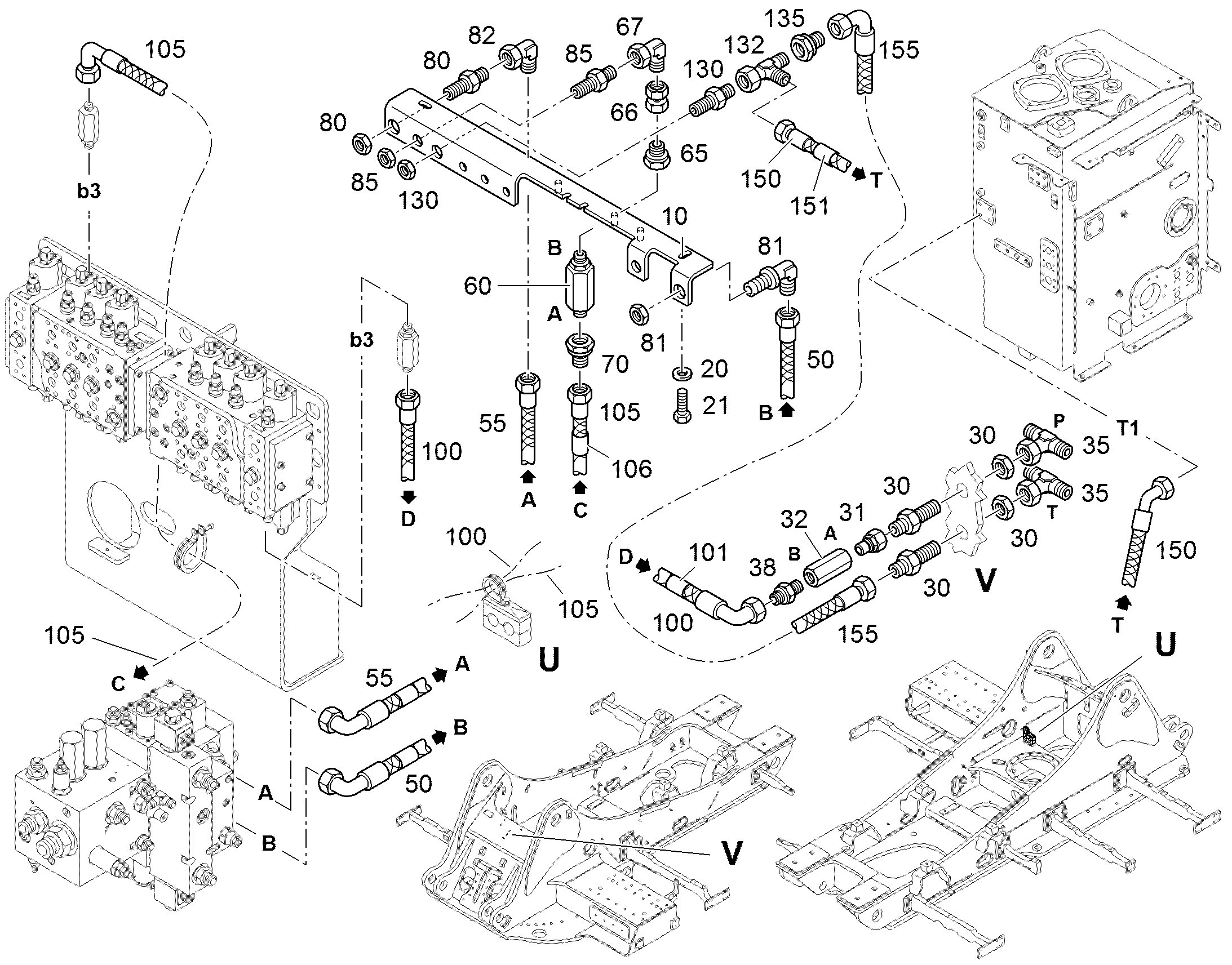 ШЛАНГ 12X1450 10301243 LIEBHERR
